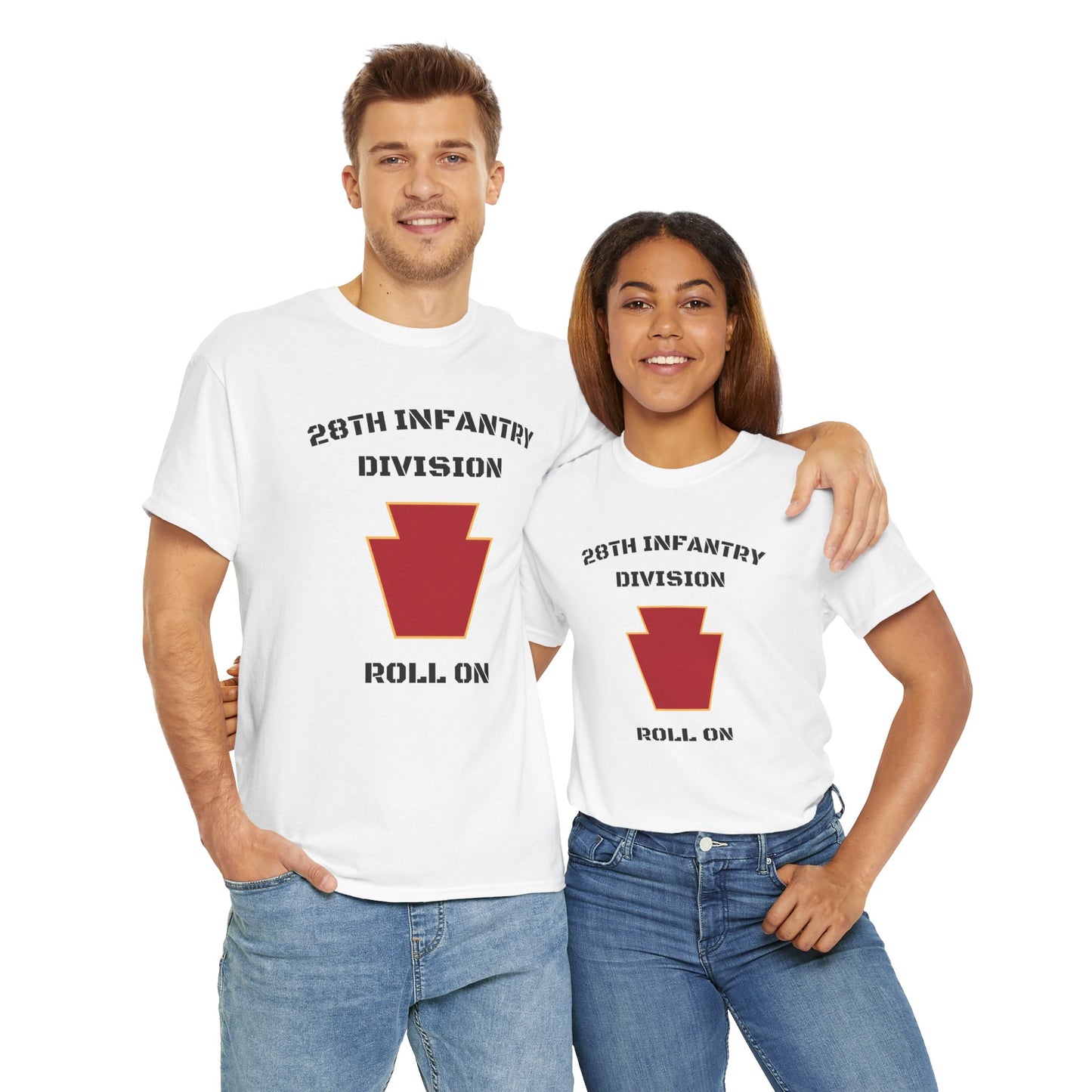 28th ID Keystone Roll On Unisex Cotton T-Shirt