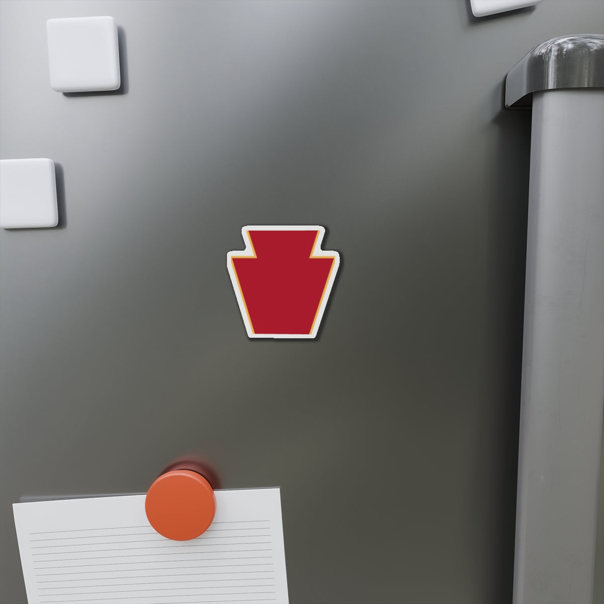 Red Keystone Die-Cut Magnets