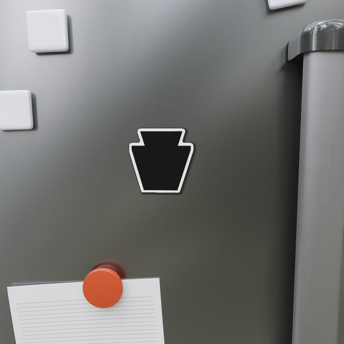 Black Keystone Die-Cut Magnets