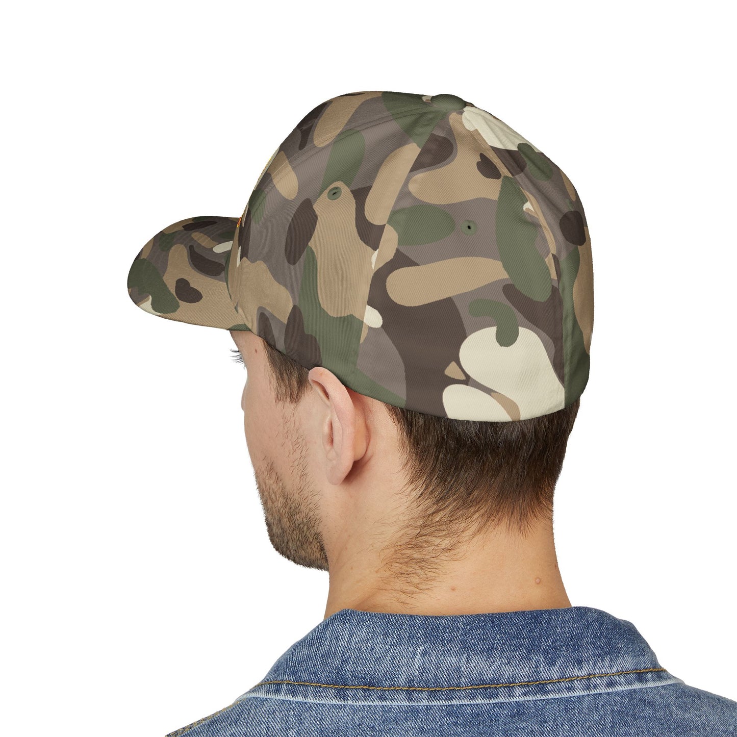 28th Infantry Division Embroidered Red Keystone Closed-Back Hat