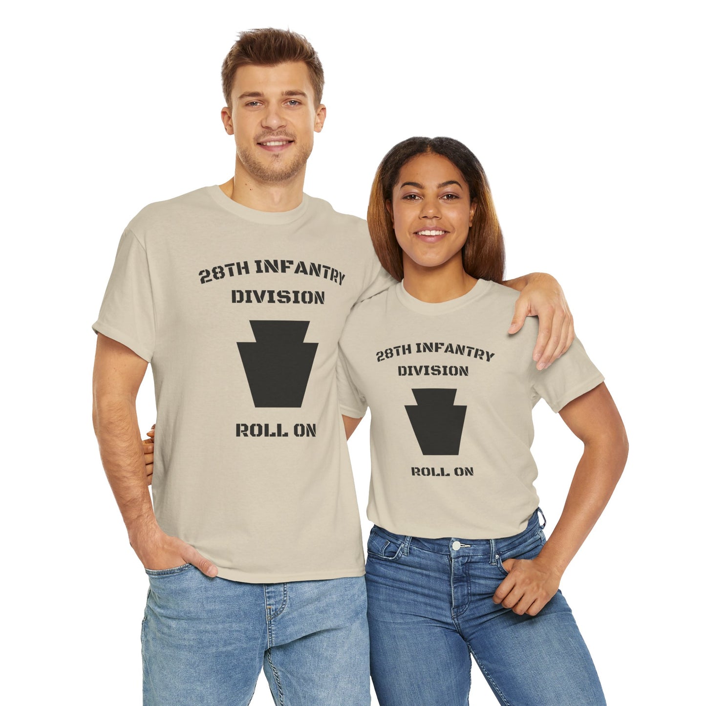 28th ID Keystone Roll On Unisex Cotton T-Shirt