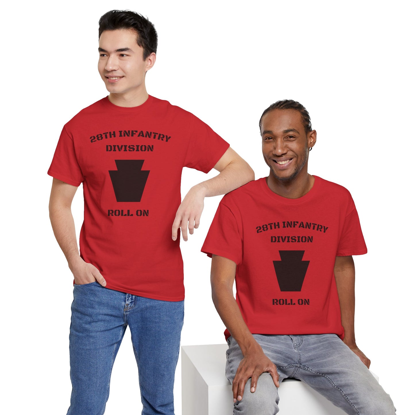 28th ID Keystone Roll On Unisex Cotton T-Shirt