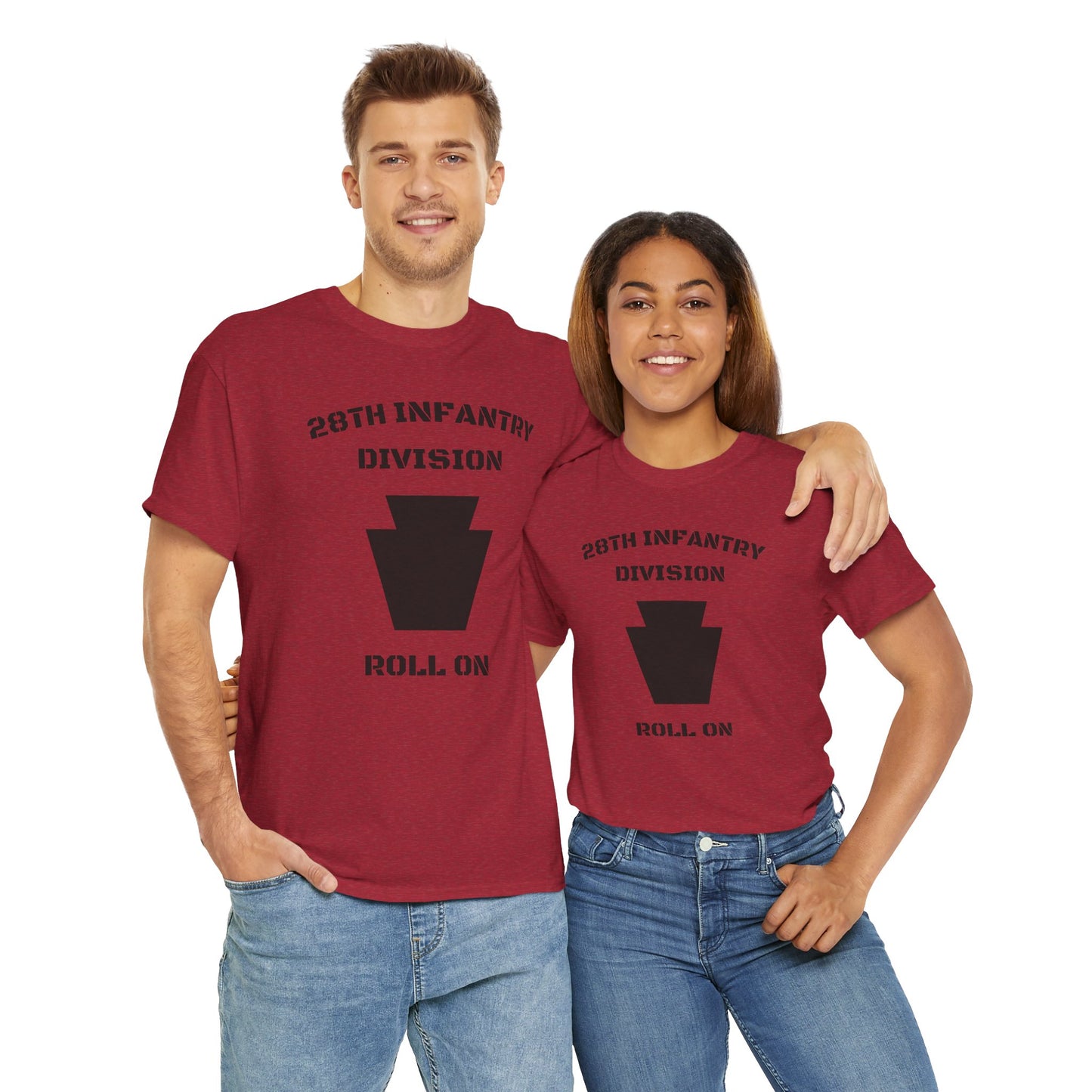 28th ID Keystone Roll On Unisex Cotton T-Shirt