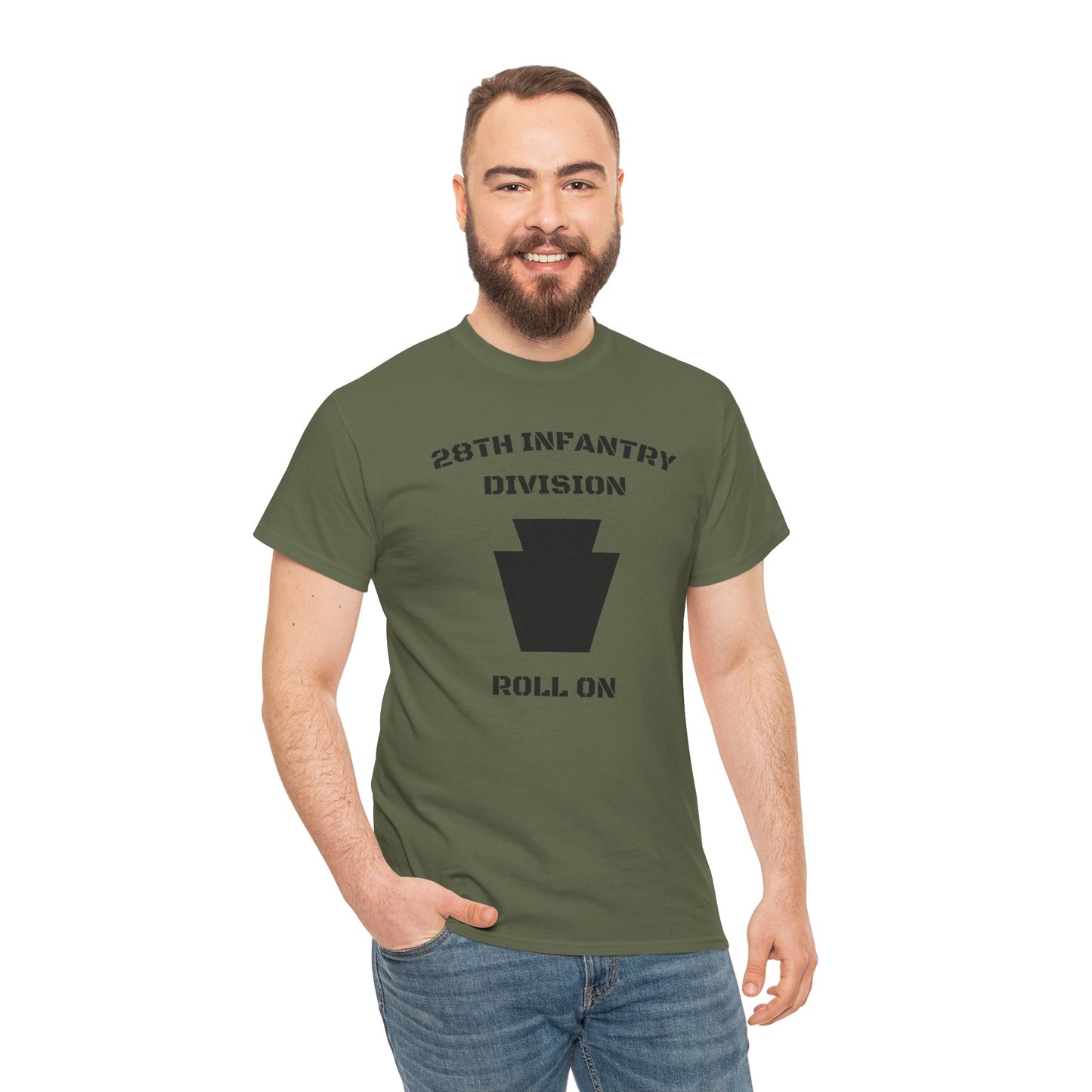 28th ID Keystone Roll On Unisex Cotton T-Shirt