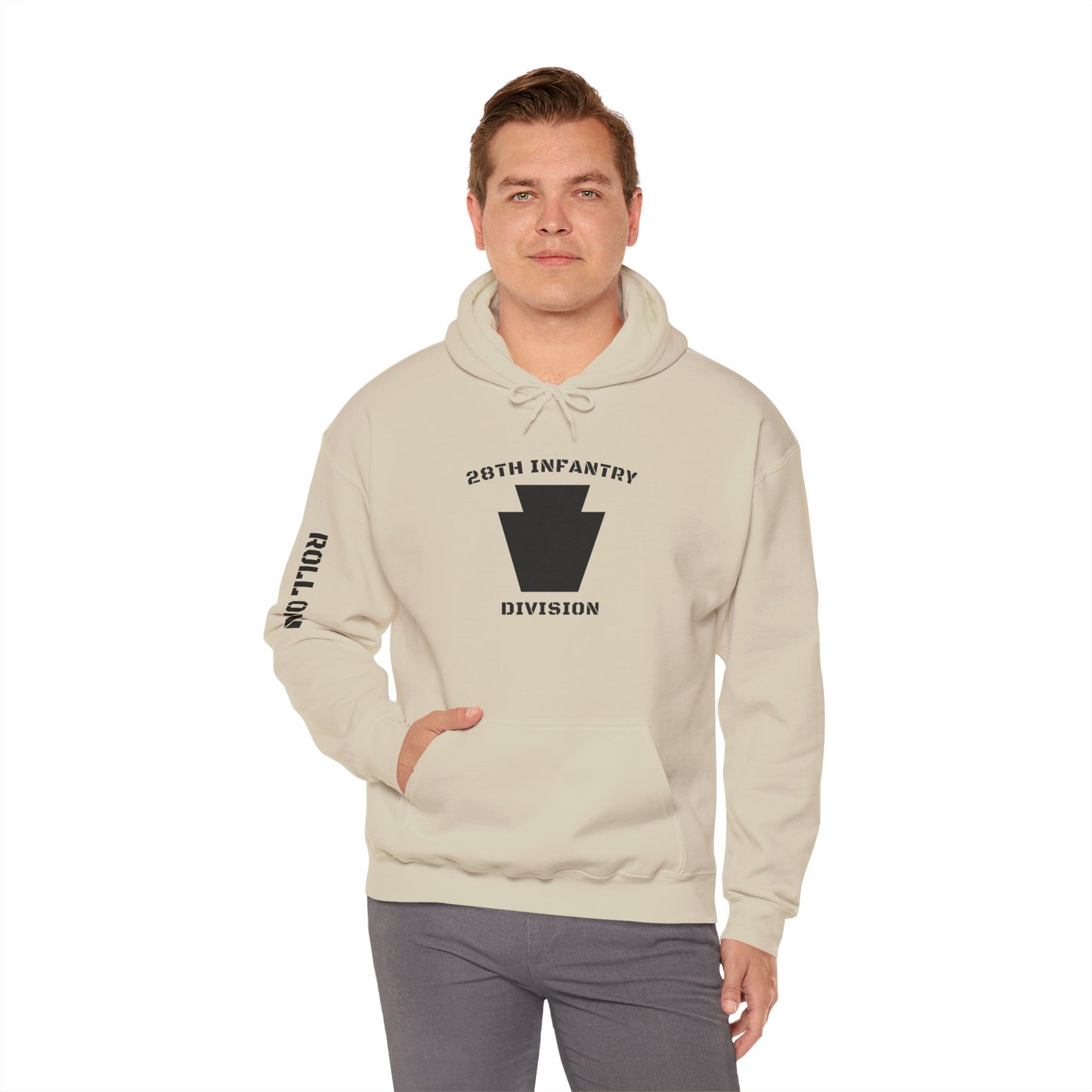 Black Keystone "Roll On" Heavy Blend™ Hooded Sweatshirt