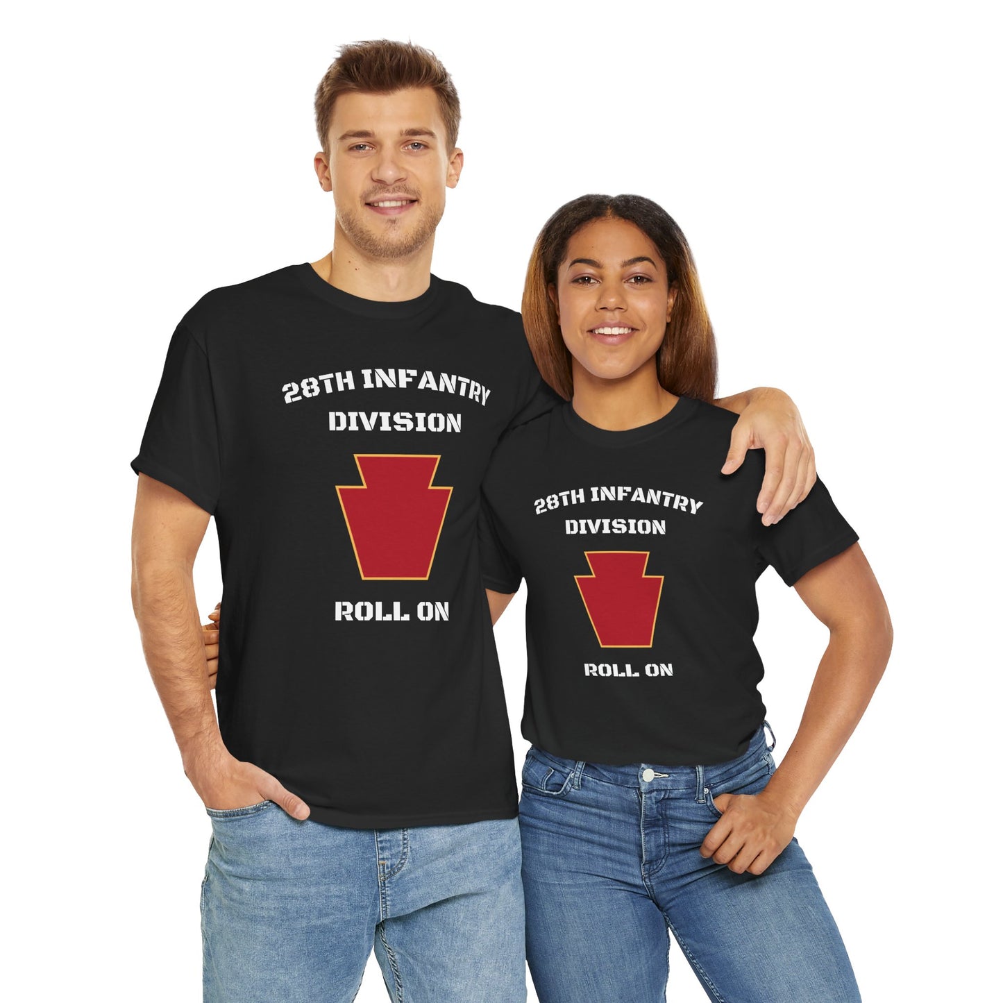 28th ID Keystone Roll On Unisex Cotton T-Shirt