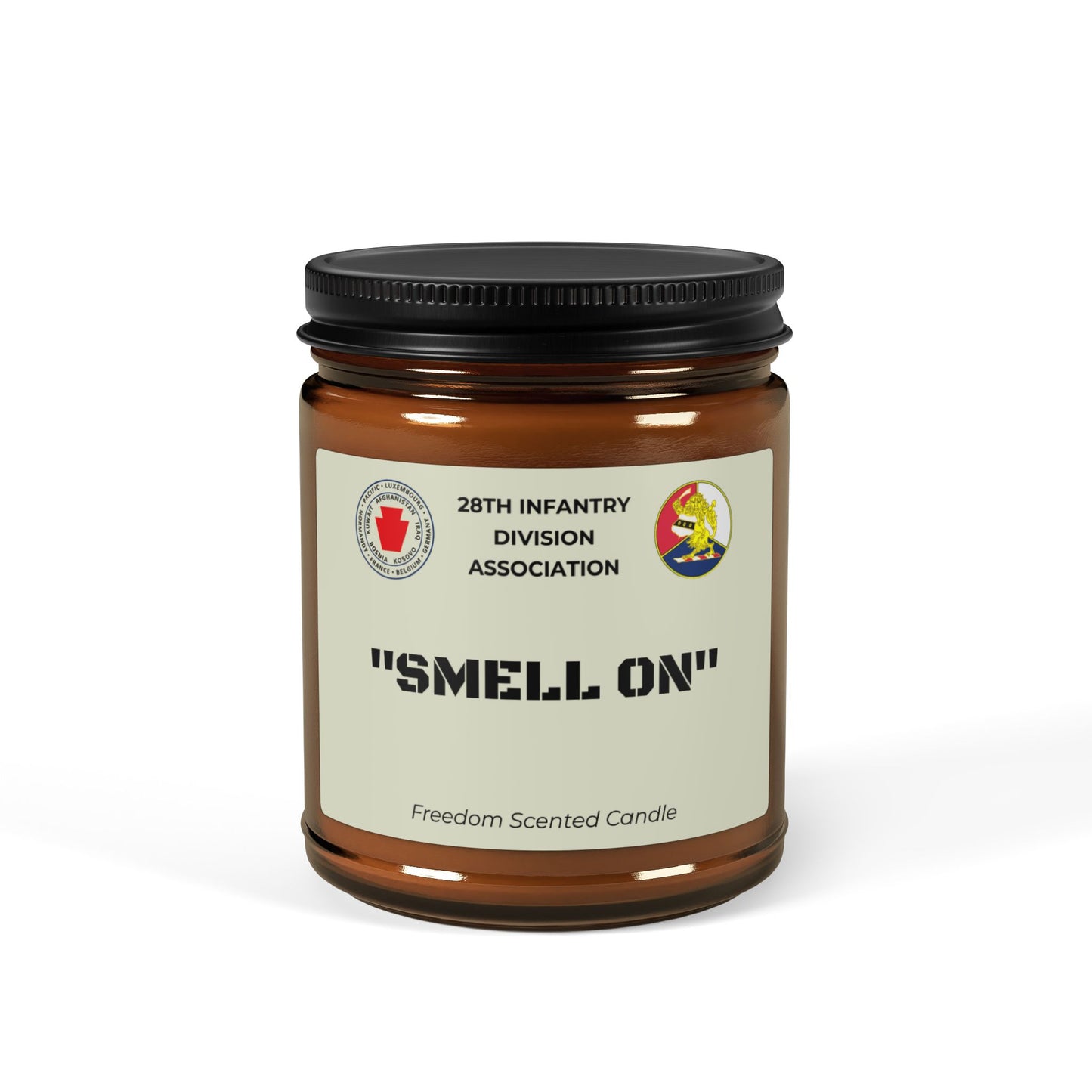 Freedom Scented Candle - "SMELL ON" - Amber Jar