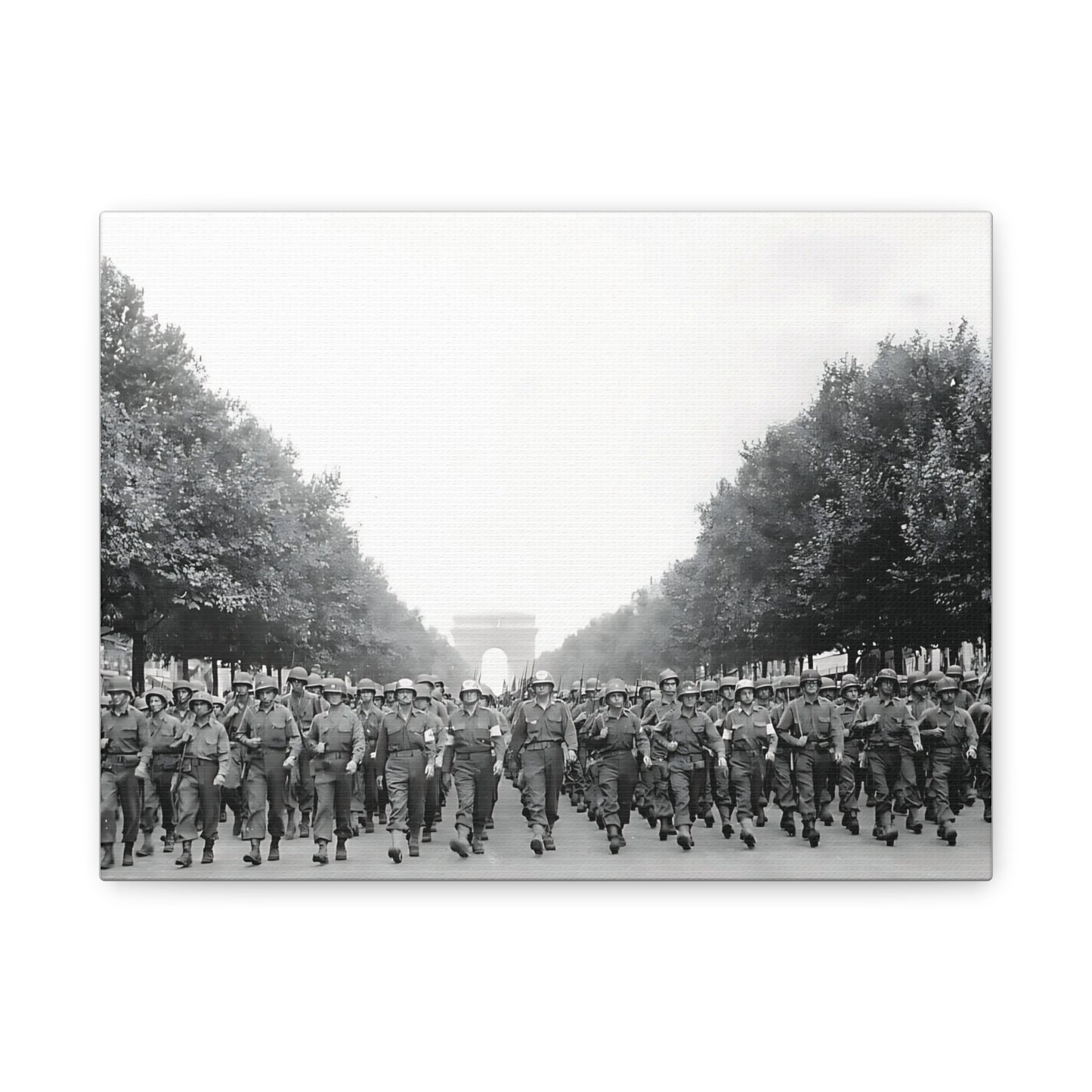 28th ID WWII Historical Military Canvas Wall Art
