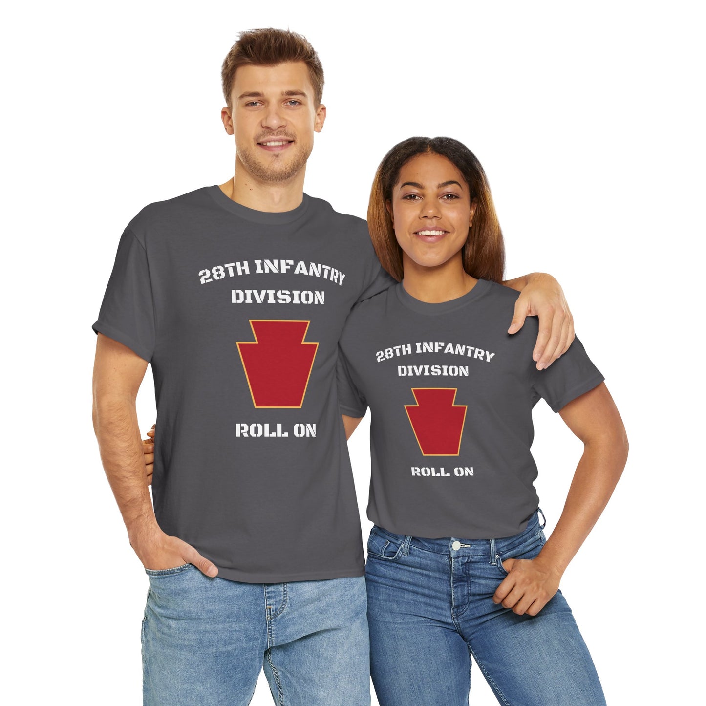 28th ID Keystone Roll On Unisex Cotton T-Shirt