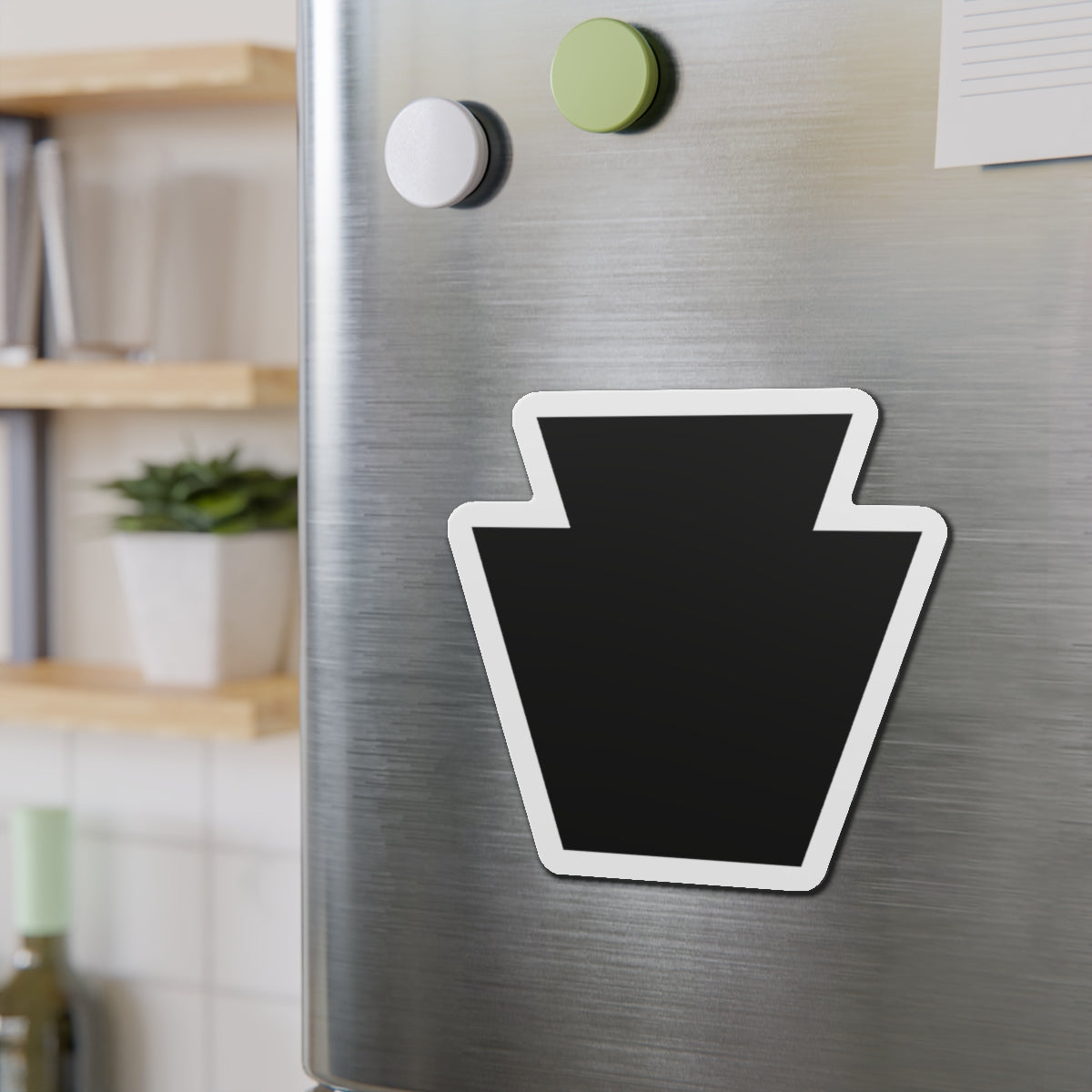 Black Keystone Die-Cut Magnets