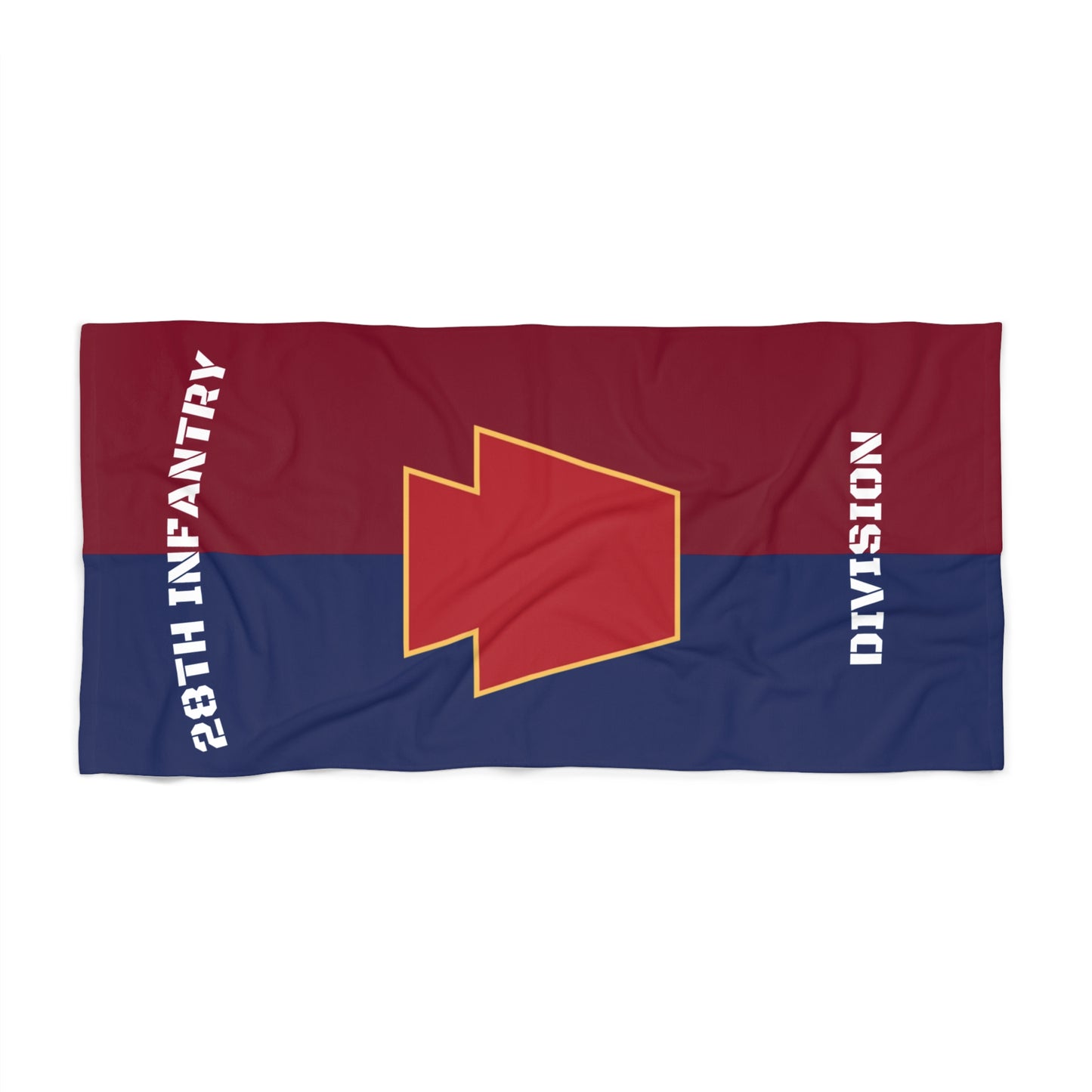28th Infantry Division Beach Towel