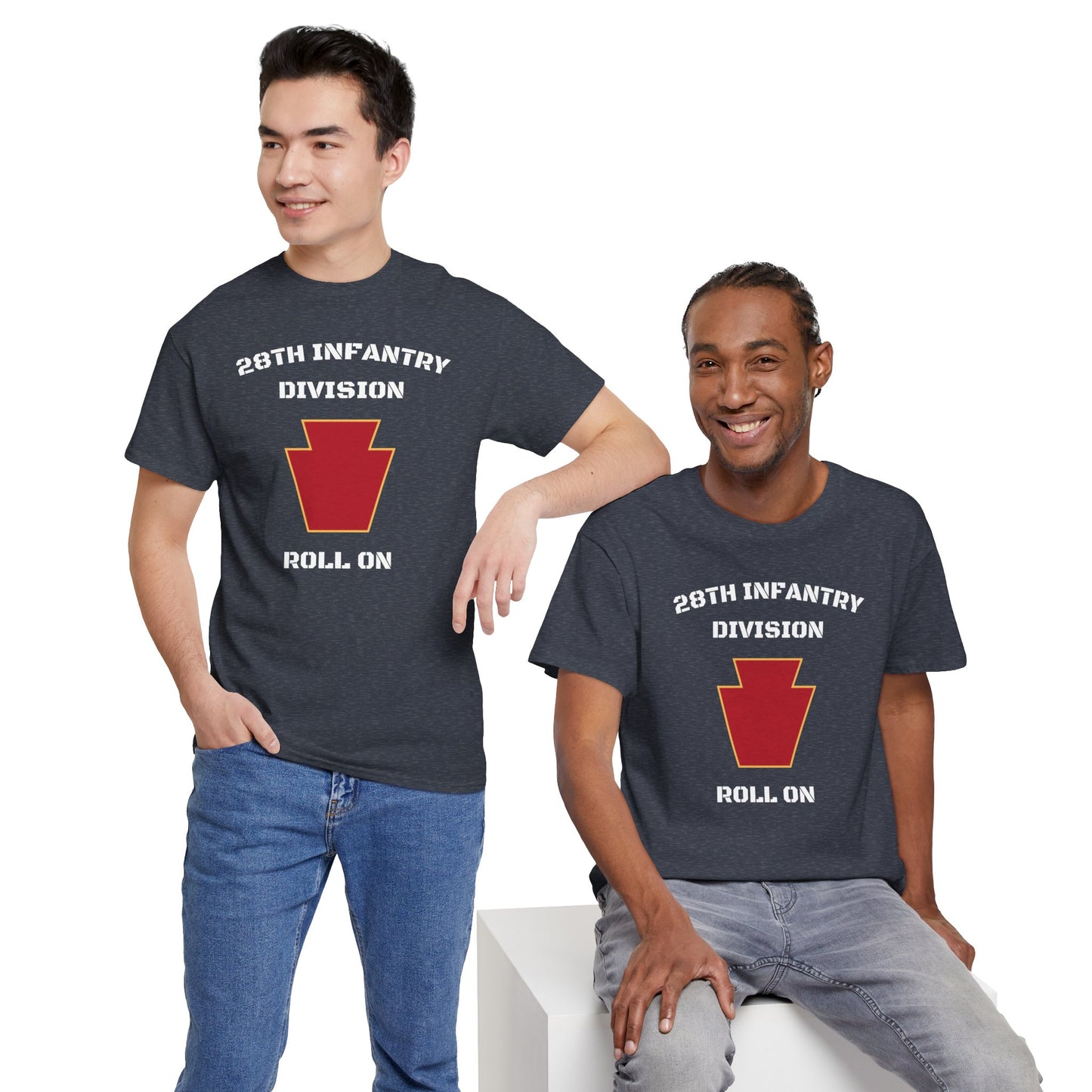 28th ID Keystone Roll On Unisex Cotton T-Shirt