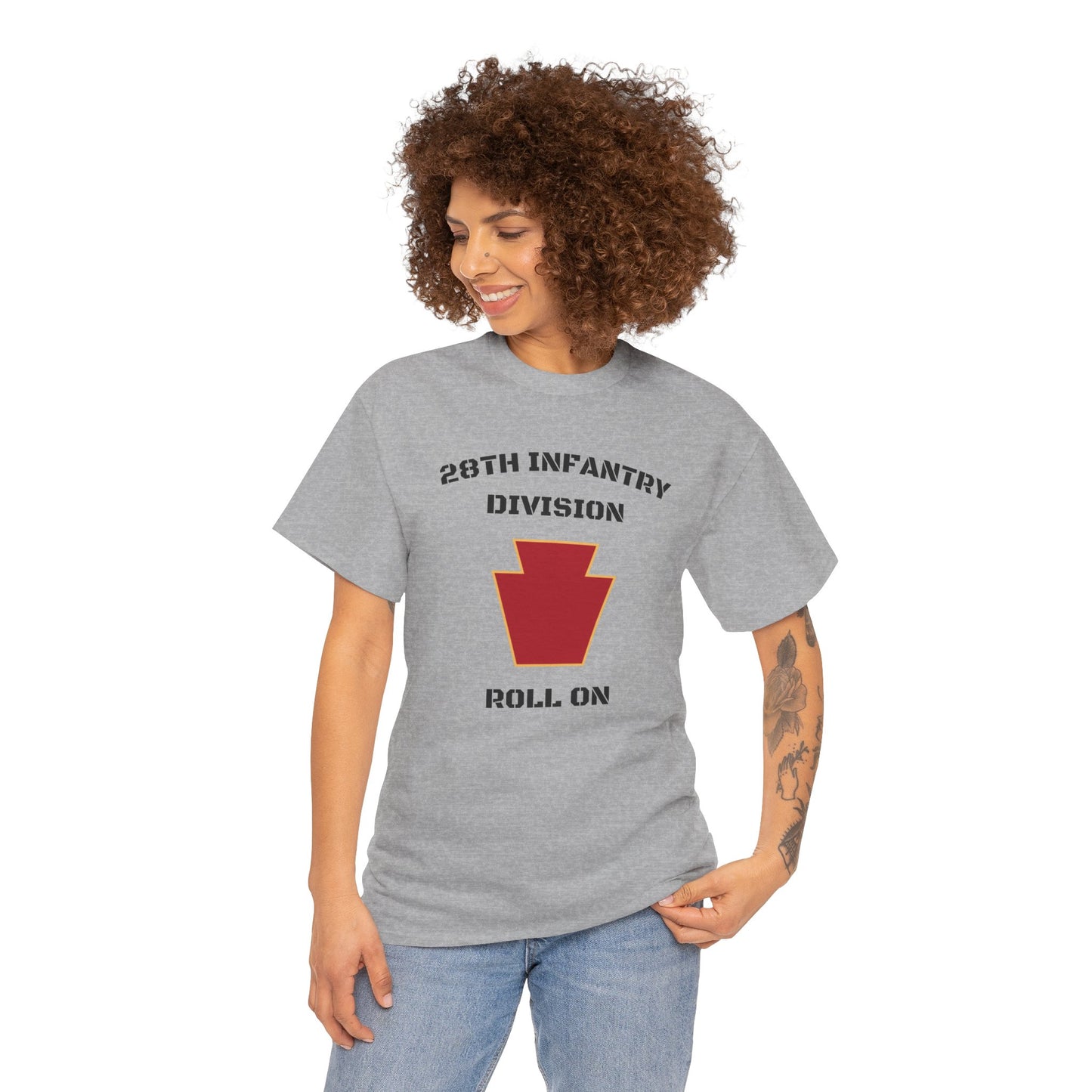 28th ID Keystone Roll On Unisex Cotton T-Shirt