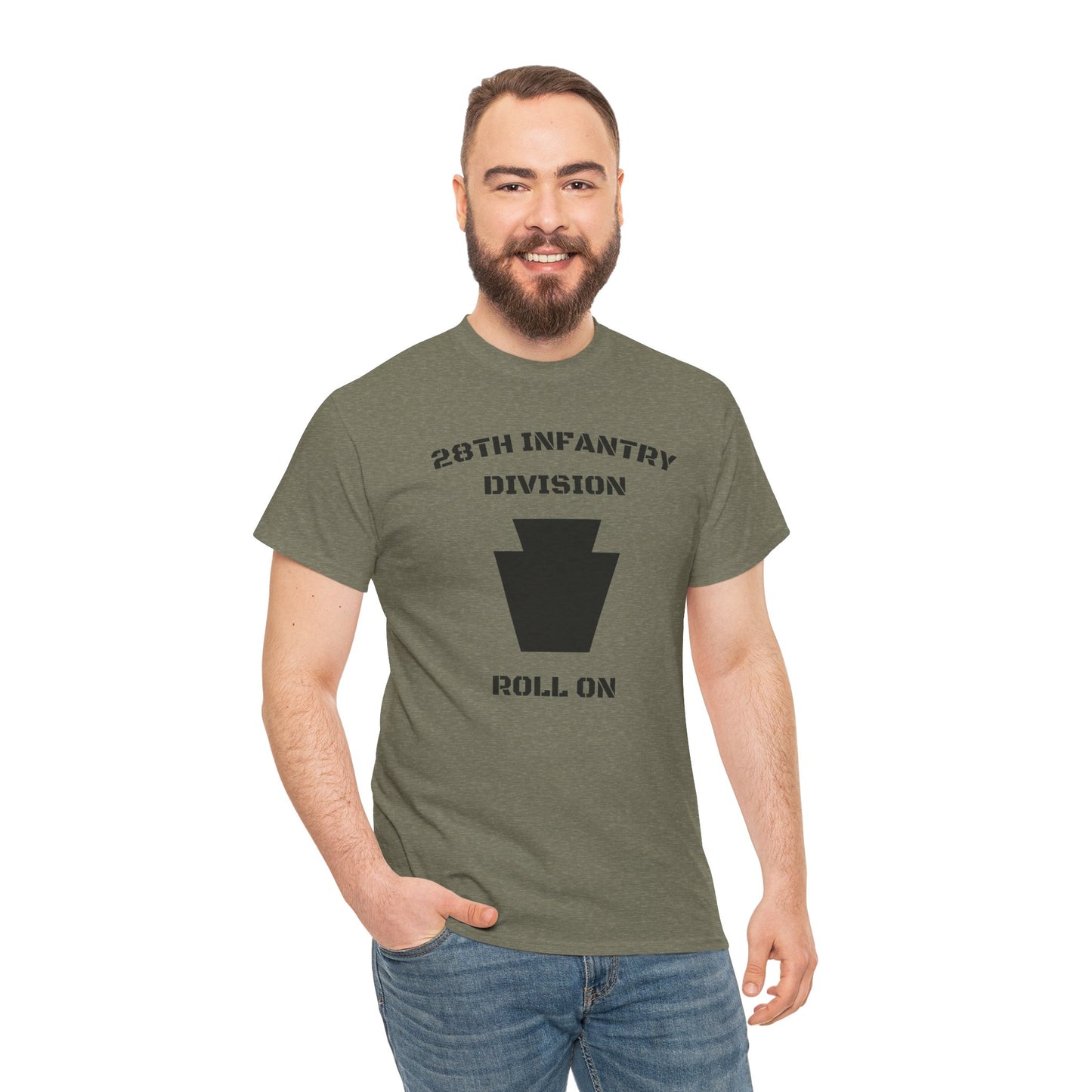 28th ID Keystone Roll On Unisex Cotton T-Shirt
