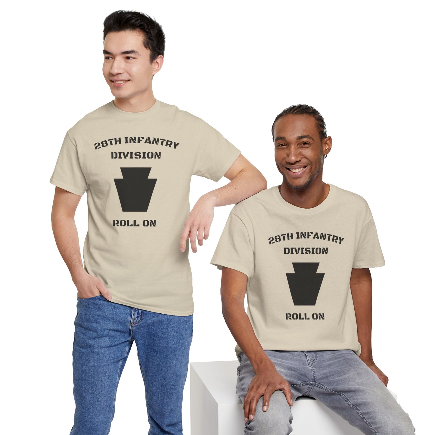 28th ID Keystone Roll On Unisex Cotton T-Shirt