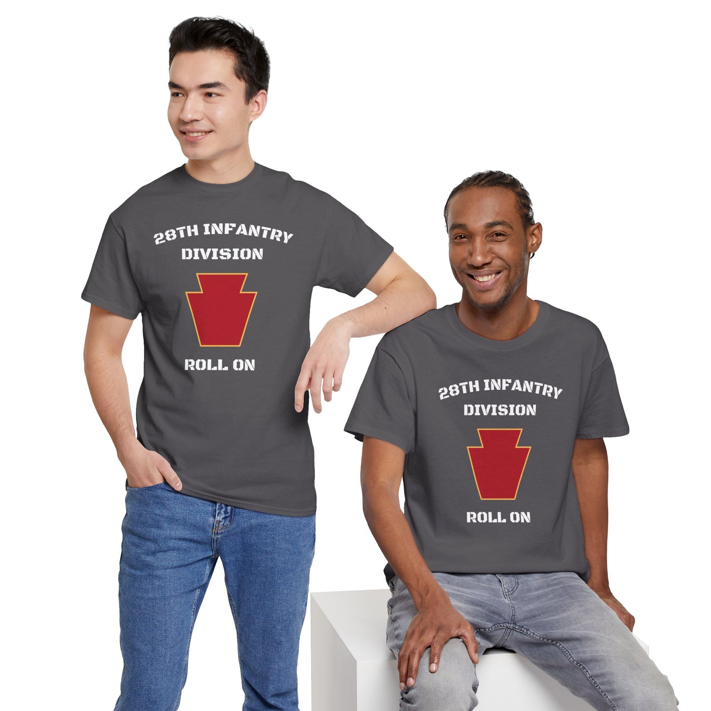 28th ID Keystone Roll On Unisex Cotton T-Shirt