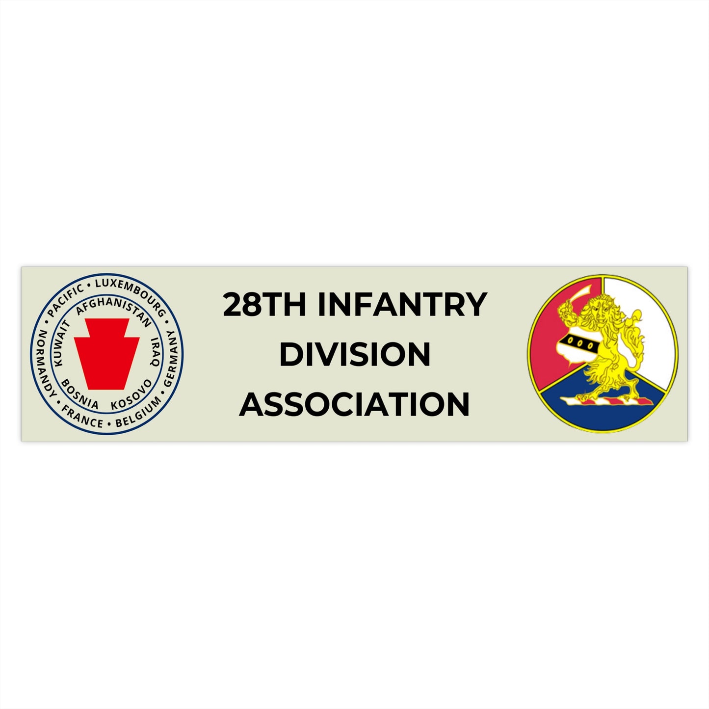 28th ID Association Bumper Stickers