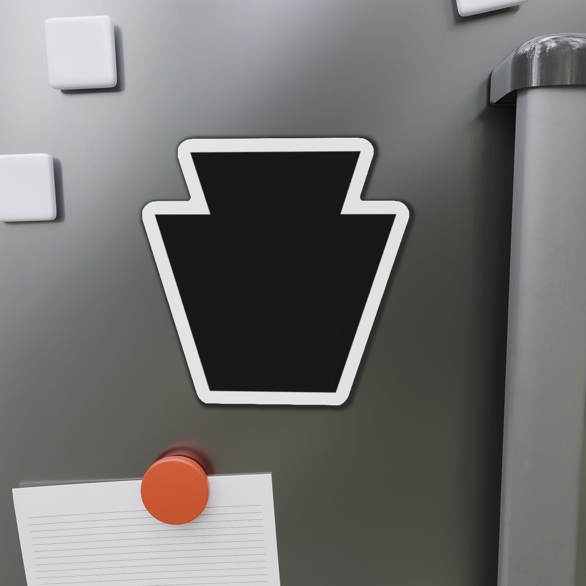 Black Keystone Die-Cut Magnets