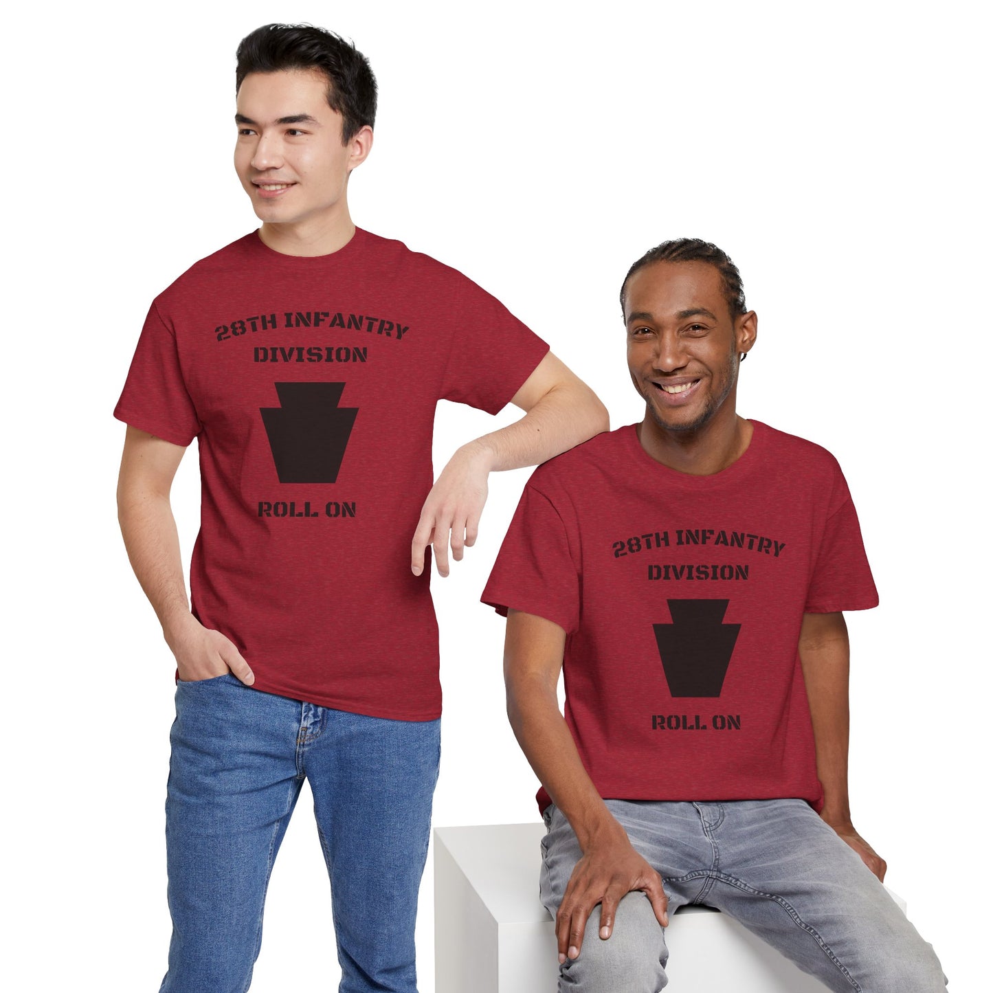28th ID Keystone Roll On Unisex Cotton T-Shirt