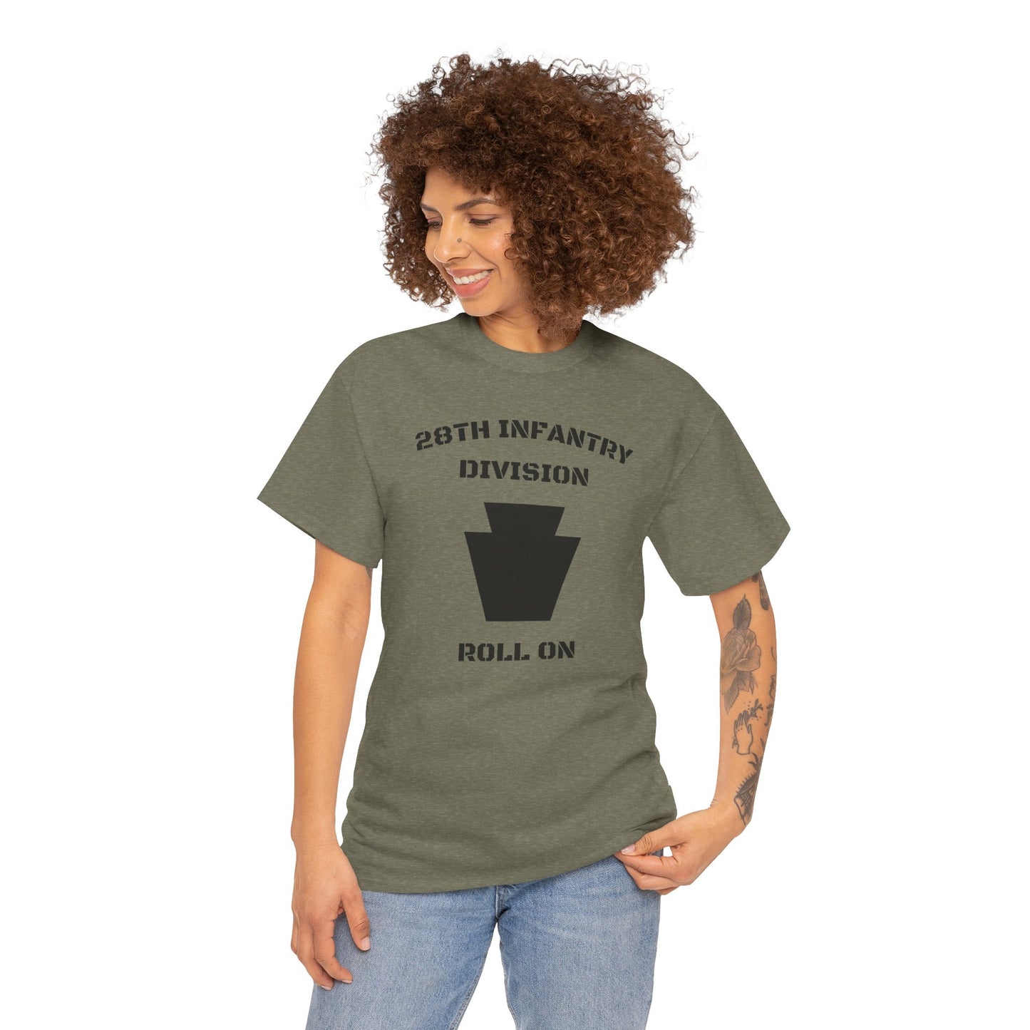 28th ID Keystone Roll On Unisex Cotton T-Shirt