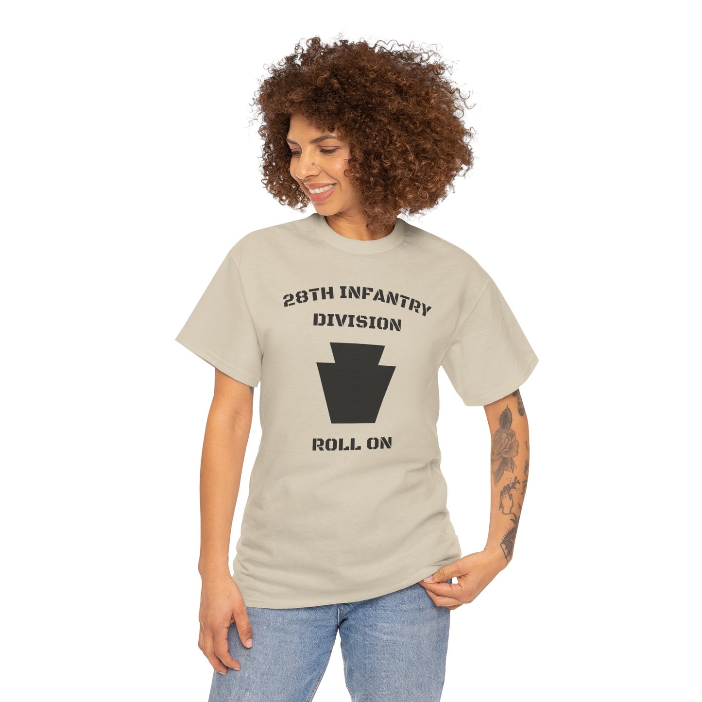 28th ID Keystone Roll On Unisex Cotton T-Shirt
