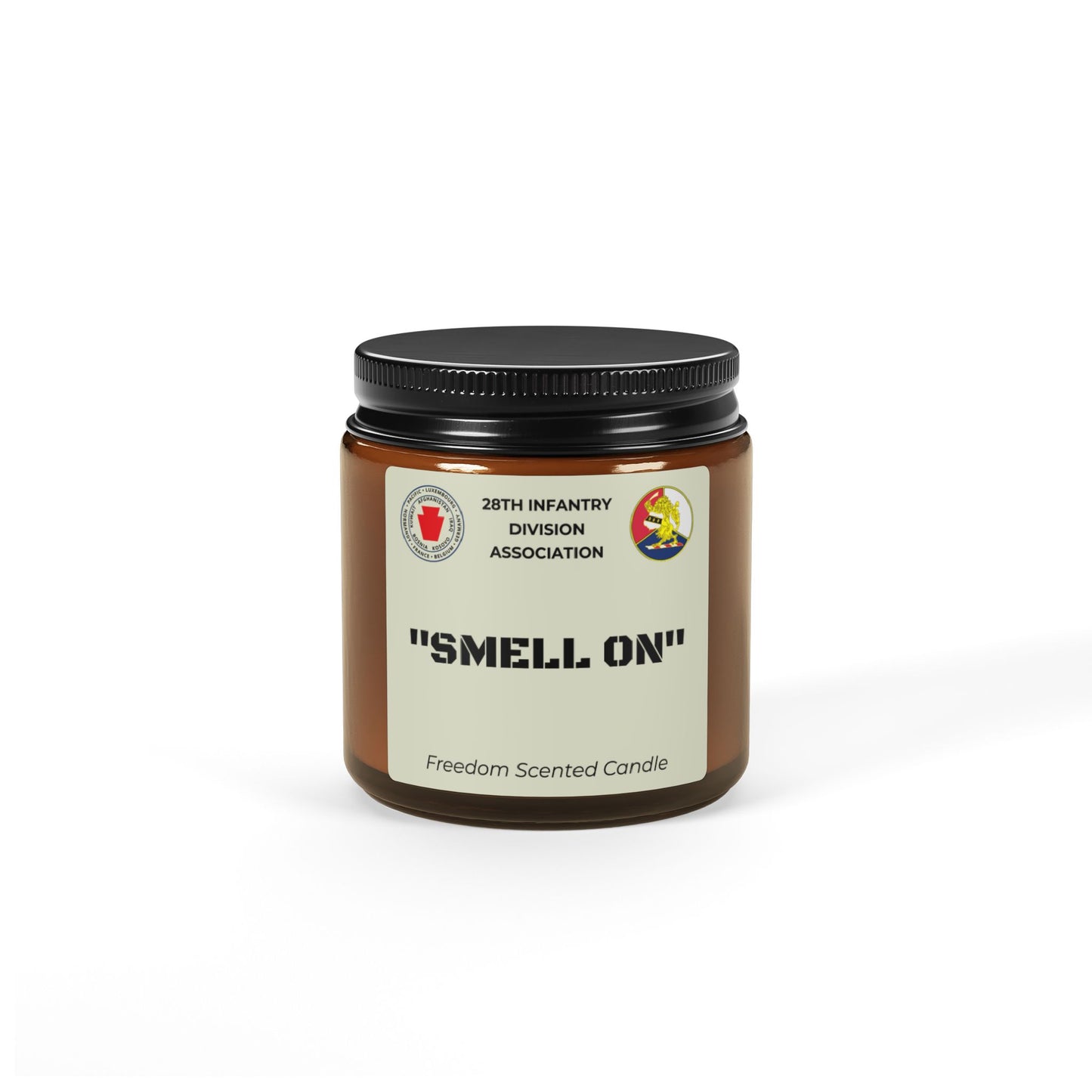 Freedom Scented Candle - "SMELL ON" - Amber Jar