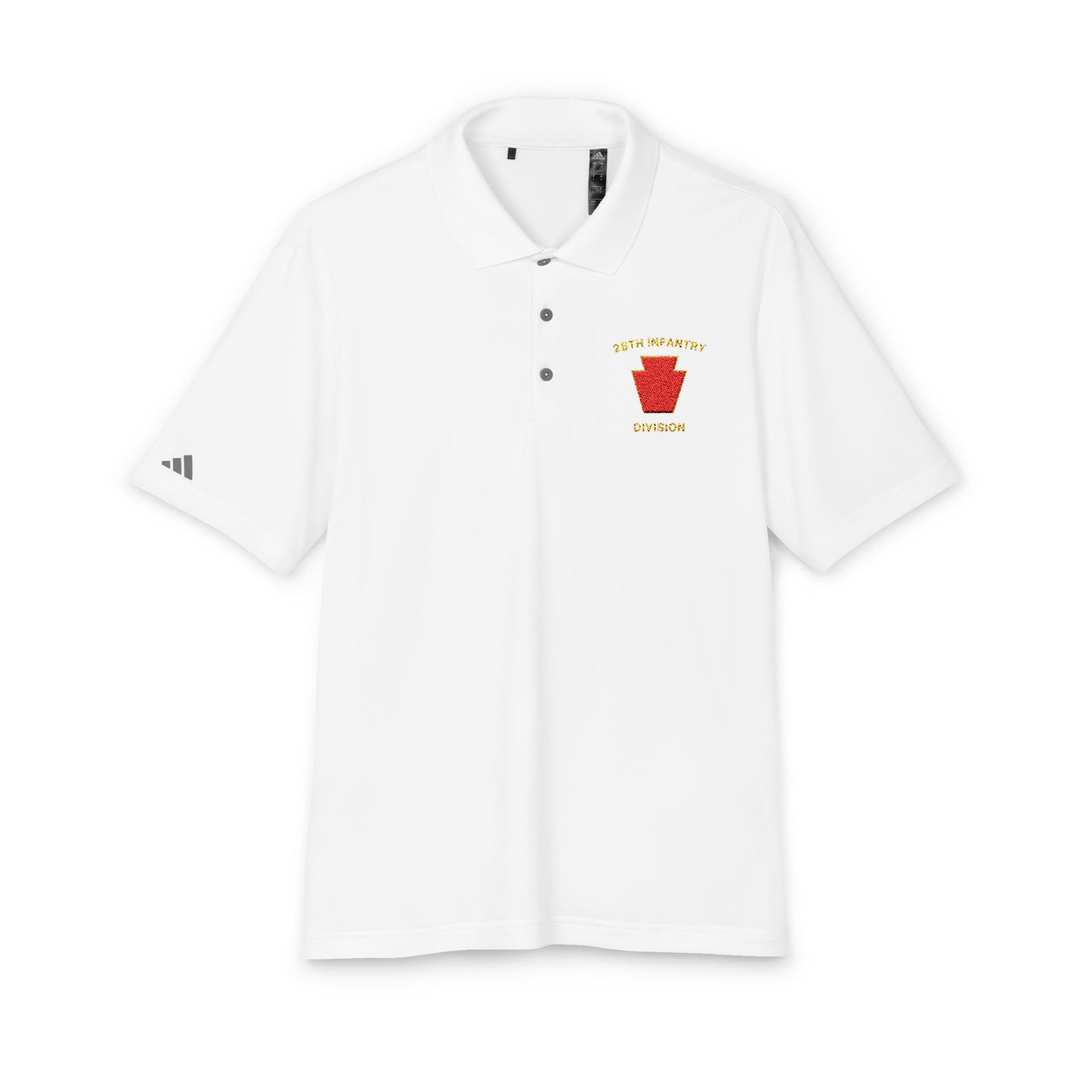 Red Keystone Embroidered Adidas Performance Polo