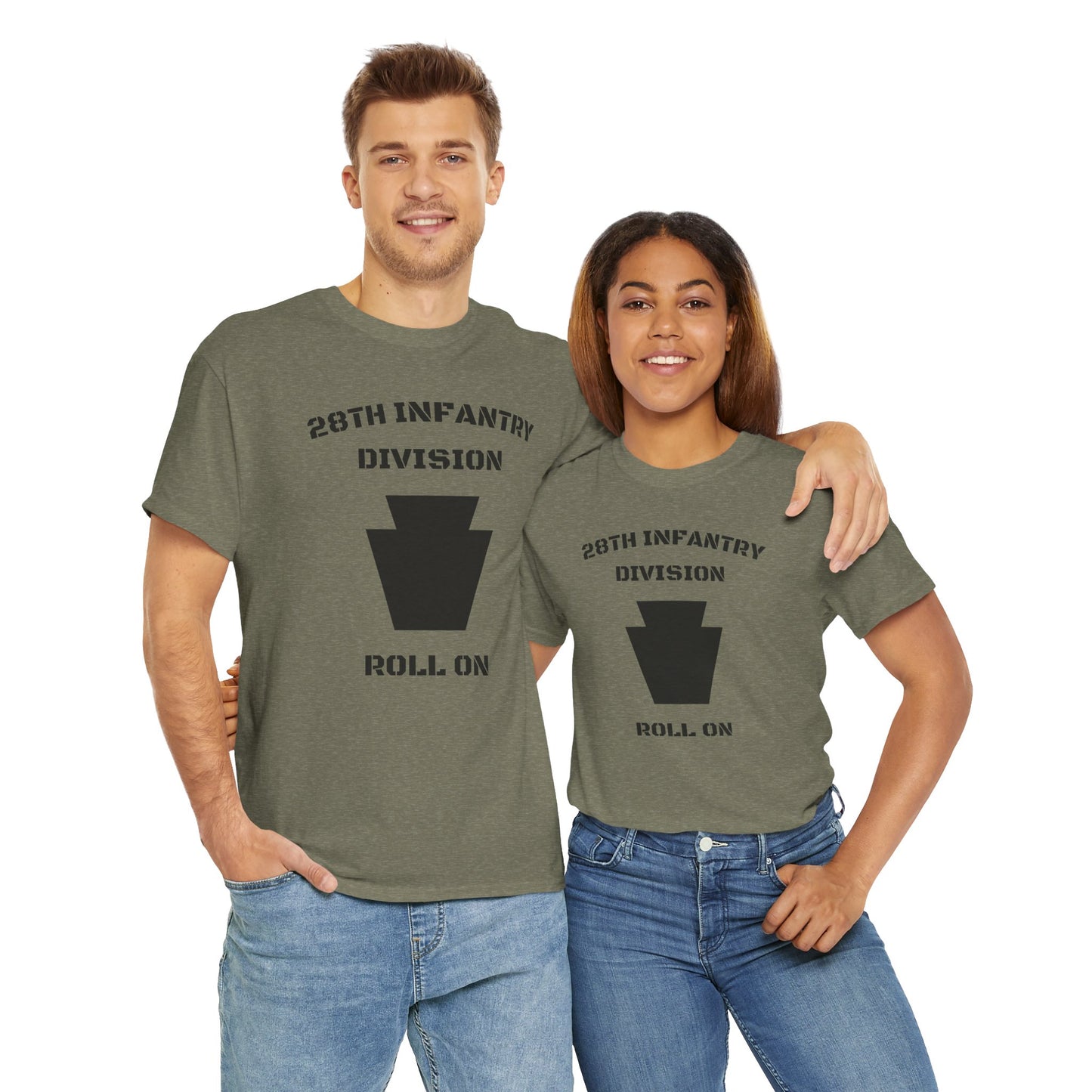 28th ID Keystone Roll On Unisex Cotton T-Shirt