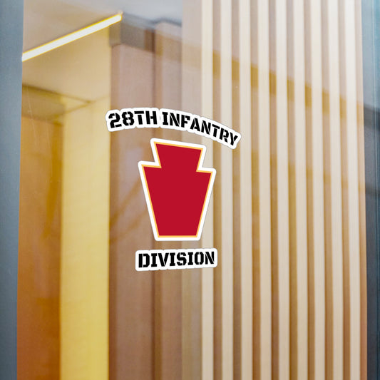 28th Infantry Division Red Keystone Vinyl Decals