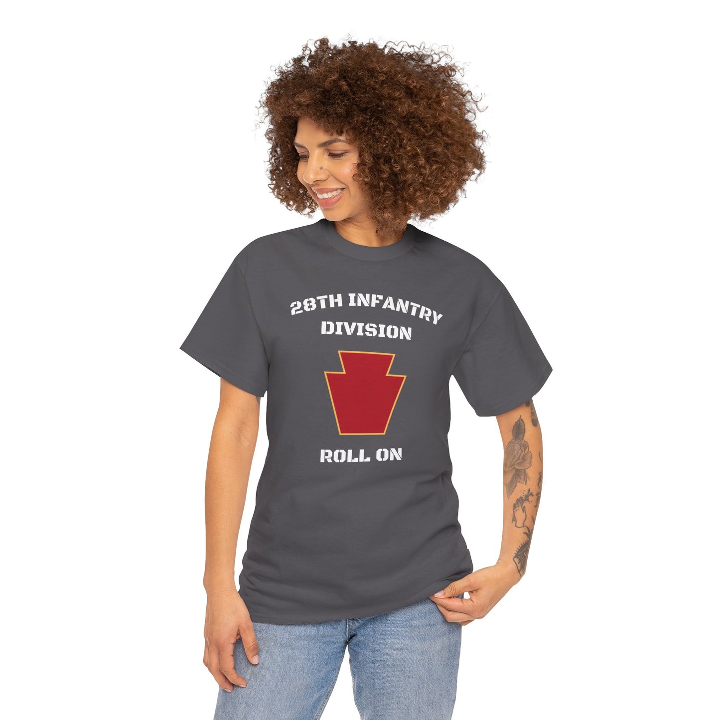 28th ID Keystone Roll On Unisex Cotton T-Shirt