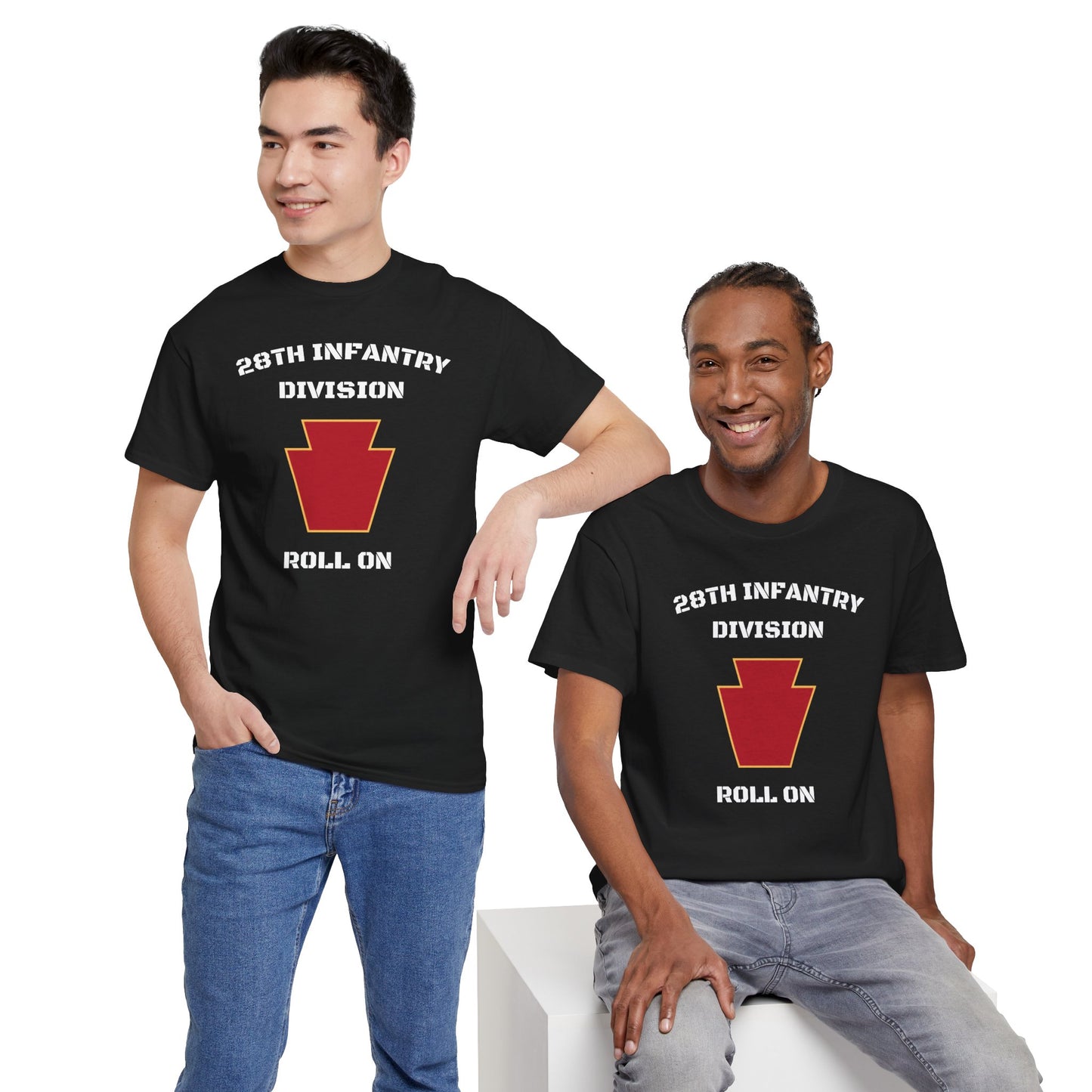 28th ID Keystone Roll On Unisex Cotton T-Shirt
