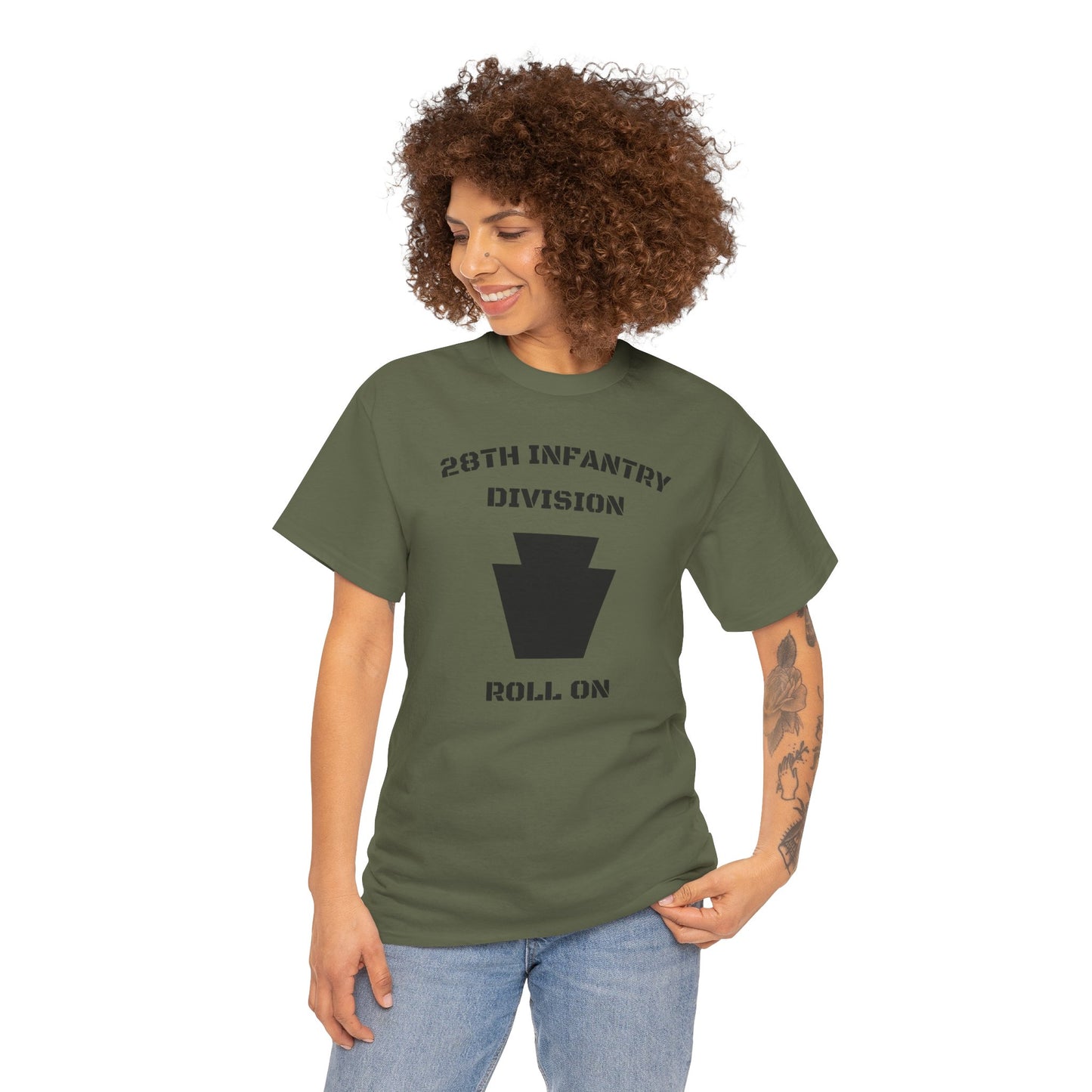 28th ID Keystone Roll On Unisex Cotton T-Shirt
