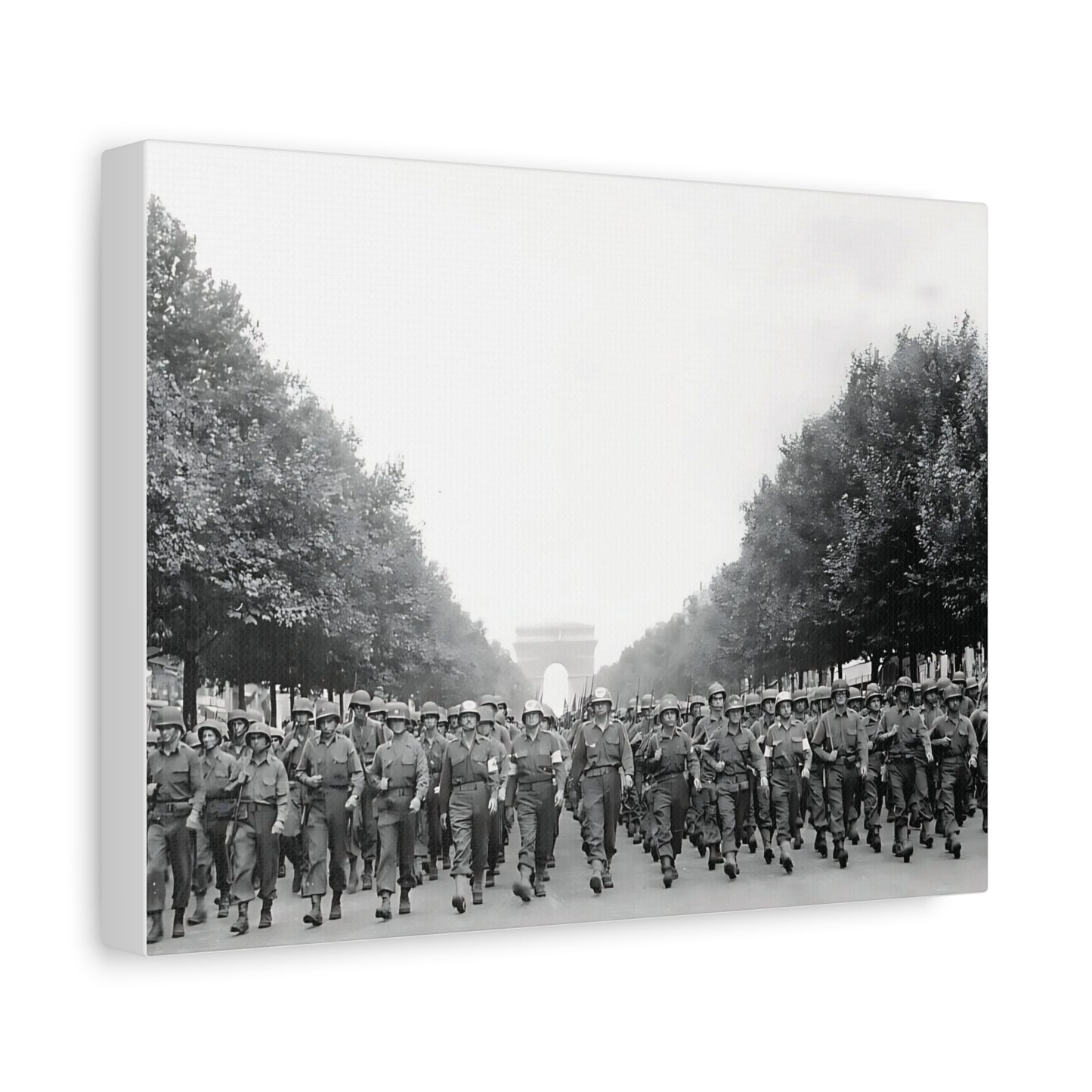 28th ID WWII Historical Military Canvas Wall Art