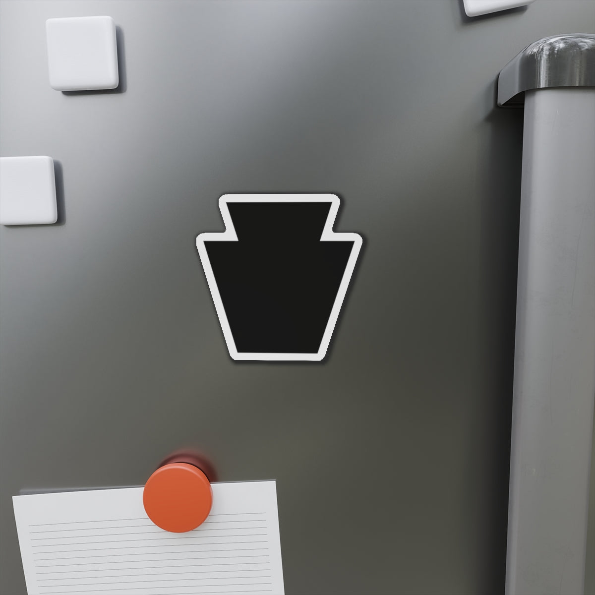 Black Keystone Die-Cut Magnets