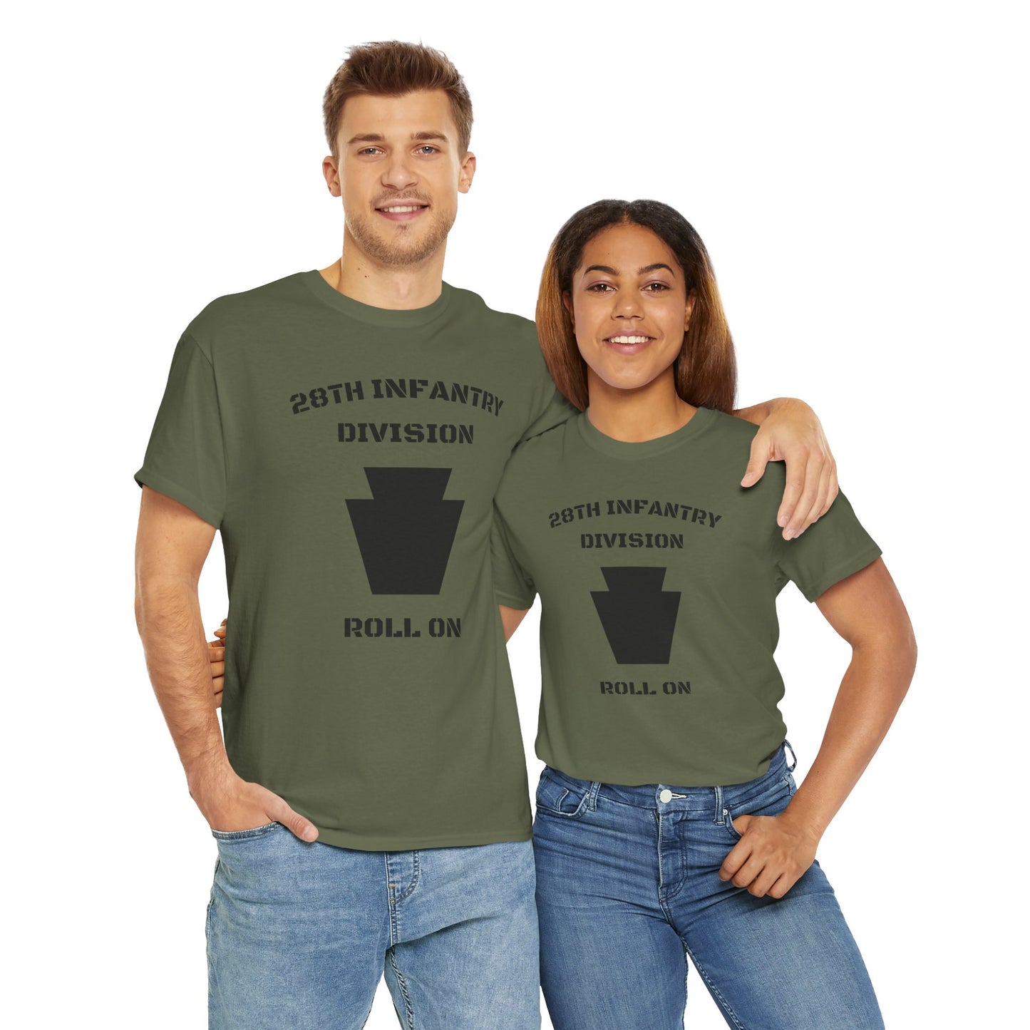 28th ID Keystone Roll On Unisex Cotton T-Shirt