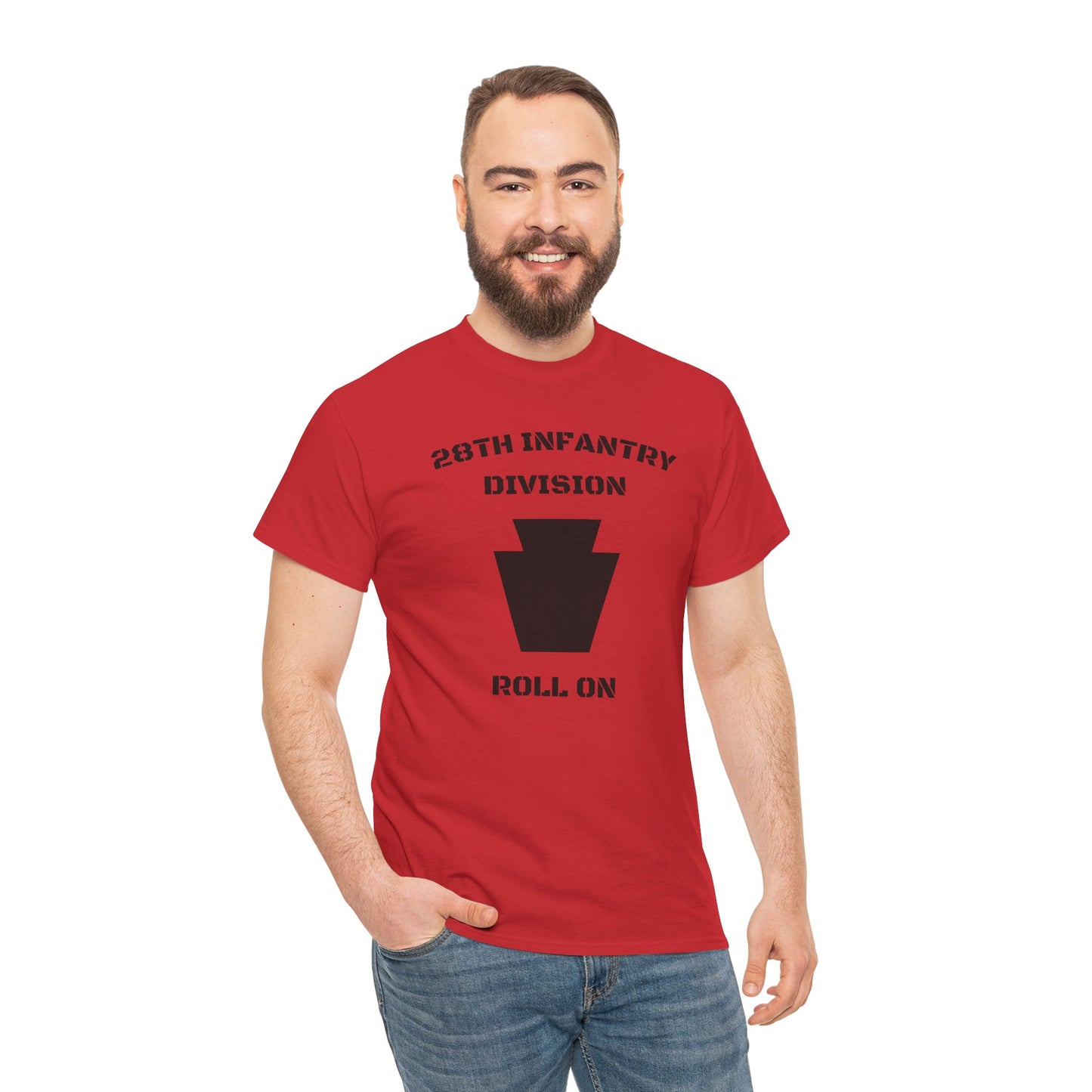28th ID Keystone Roll On Unisex Cotton T-Shirt