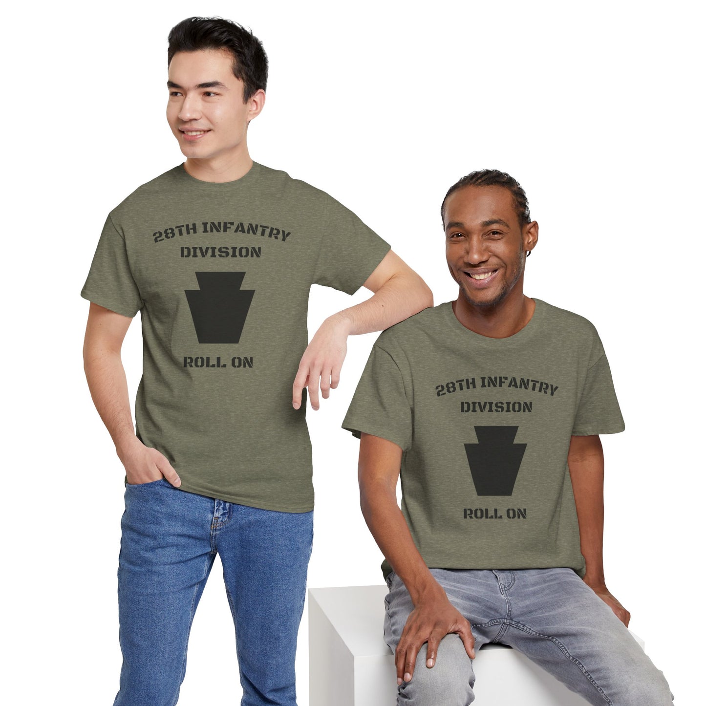 28th ID Keystone Roll On Unisex Cotton T-Shirt