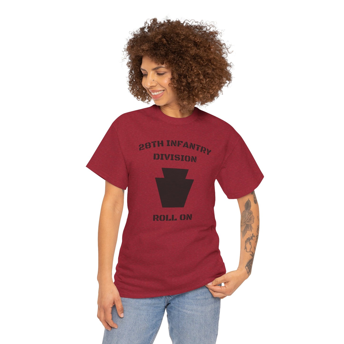 28th ID Keystone Roll On Unisex Cotton T-Shirt