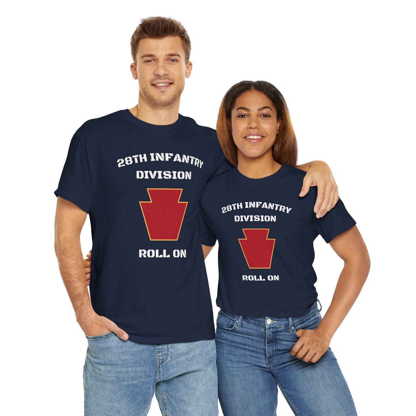 28th ID Keystone Roll On Unisex Cotton T-Shirt