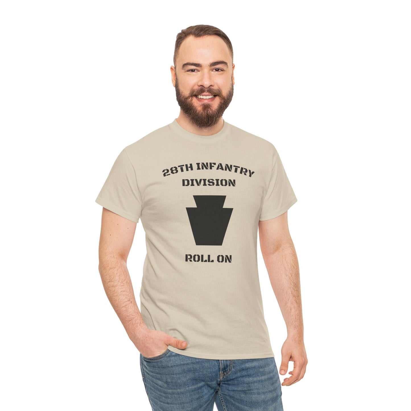 28th ID Keystone Roll On Unisex Cotton T-Shirt
