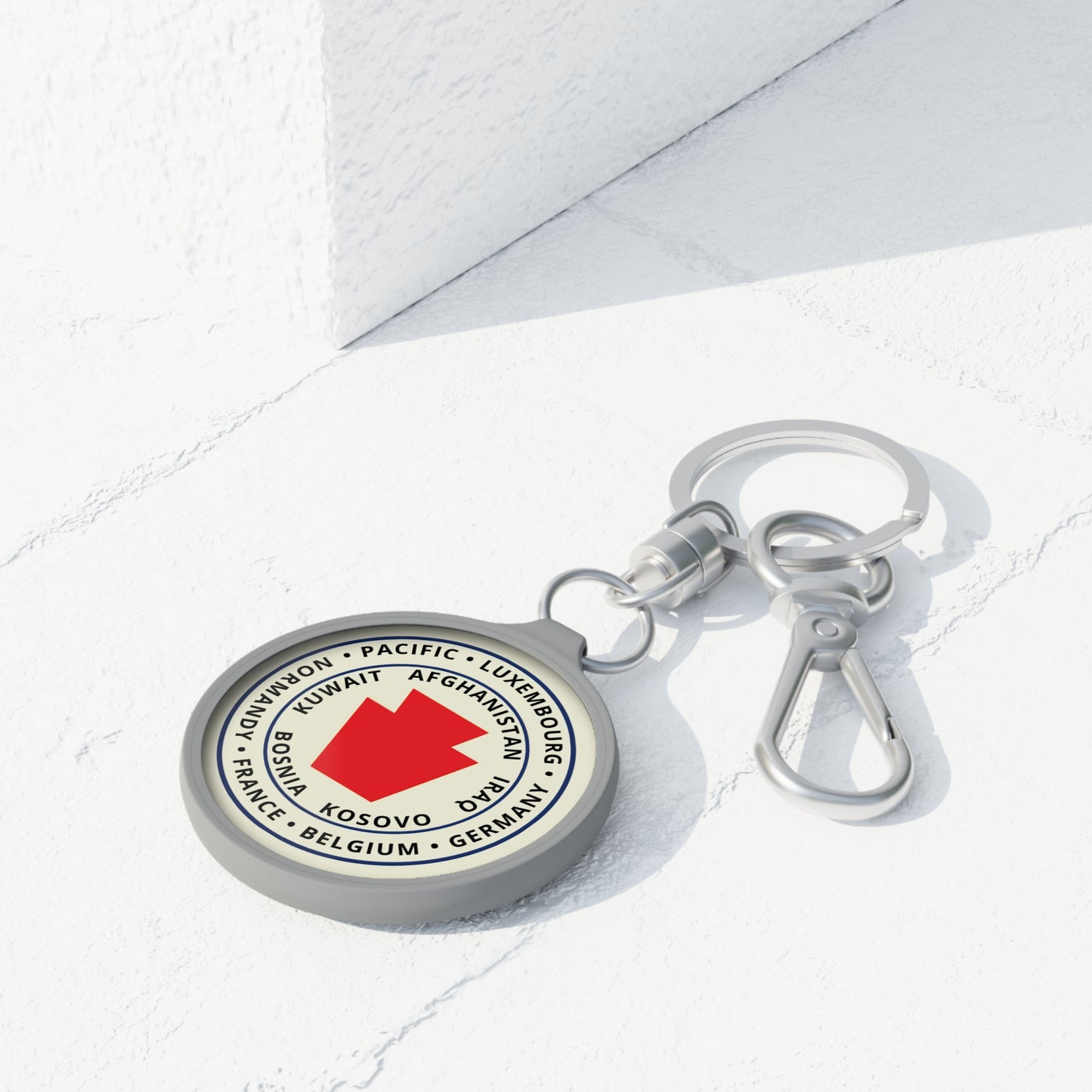28th ID Association Keyring Tag