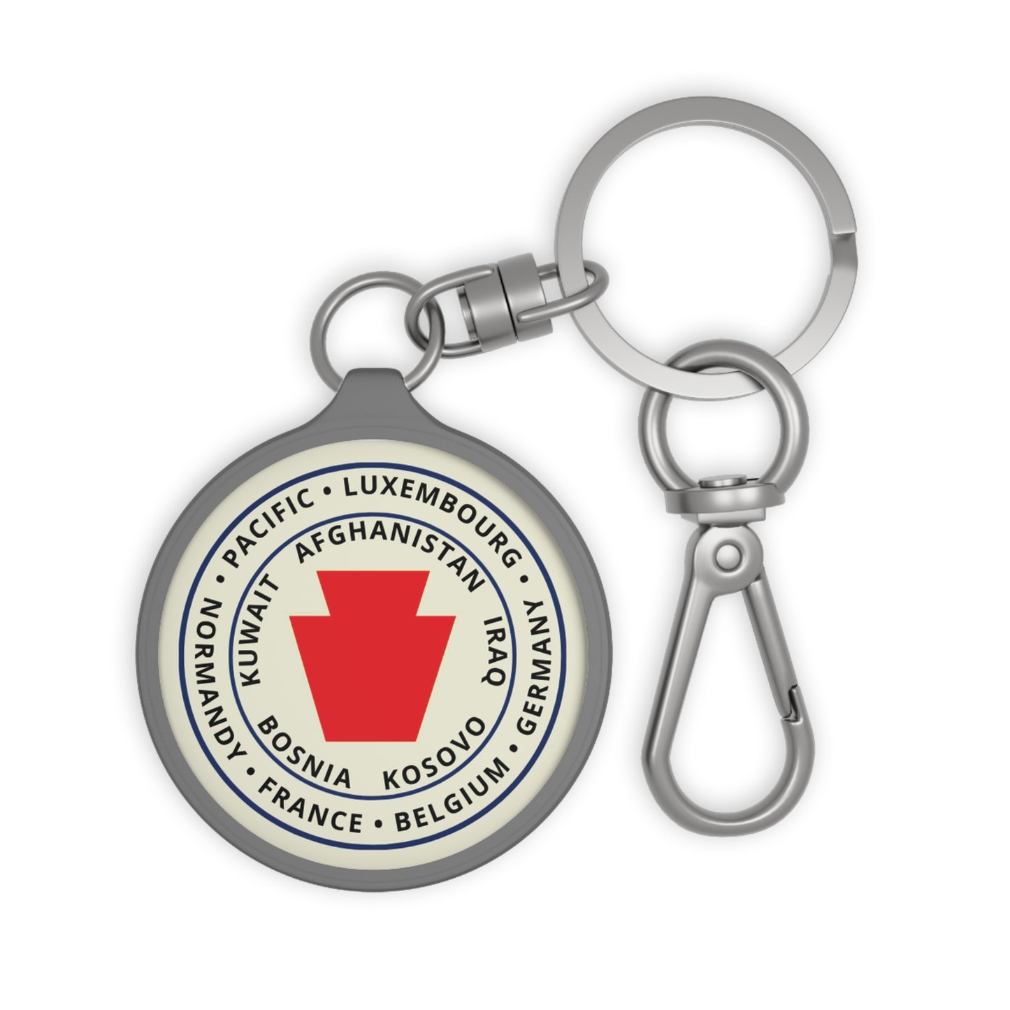 28th ID Association Keyring Tag
