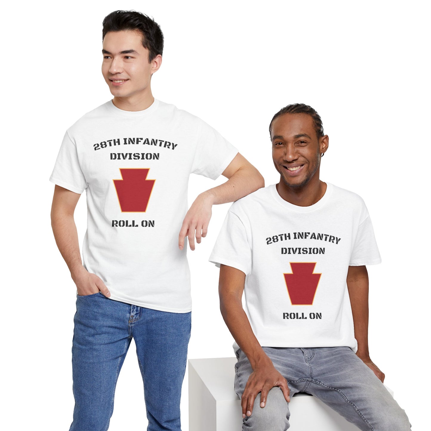 28th ID Keystone Roll On Unisex Cotton T-Shirt