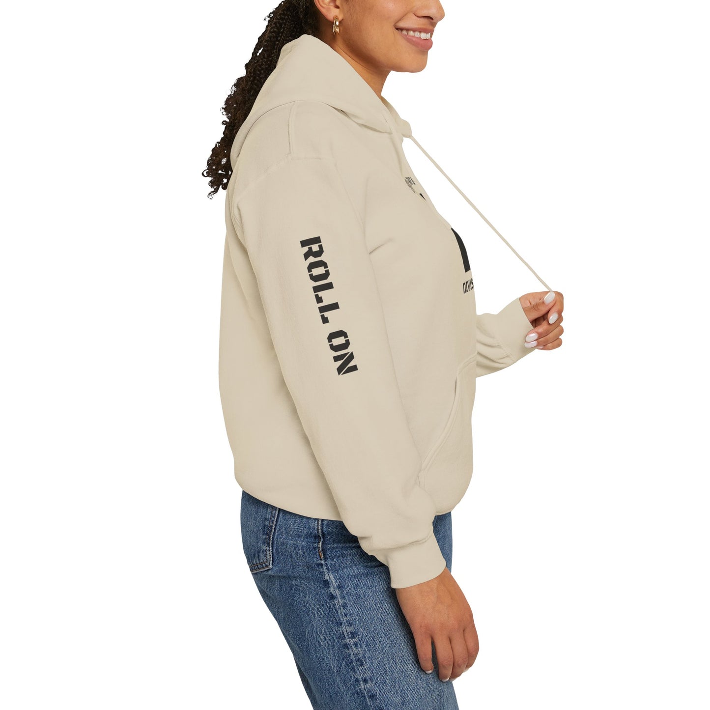 Black Keystone "Roll On" Heavy Blend™ Hooded Sweatshirt