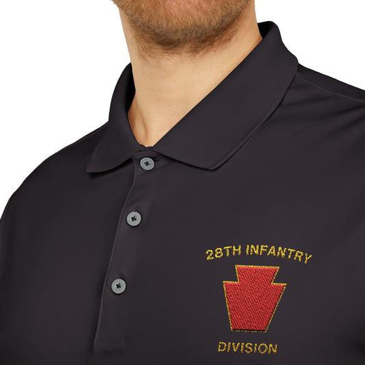 Red Keystone Embroidered Adidas Performance Polo