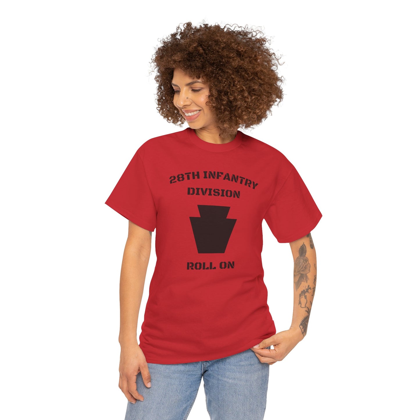 28th ID Keystone Roll On Unisex Cotton T-Shirt