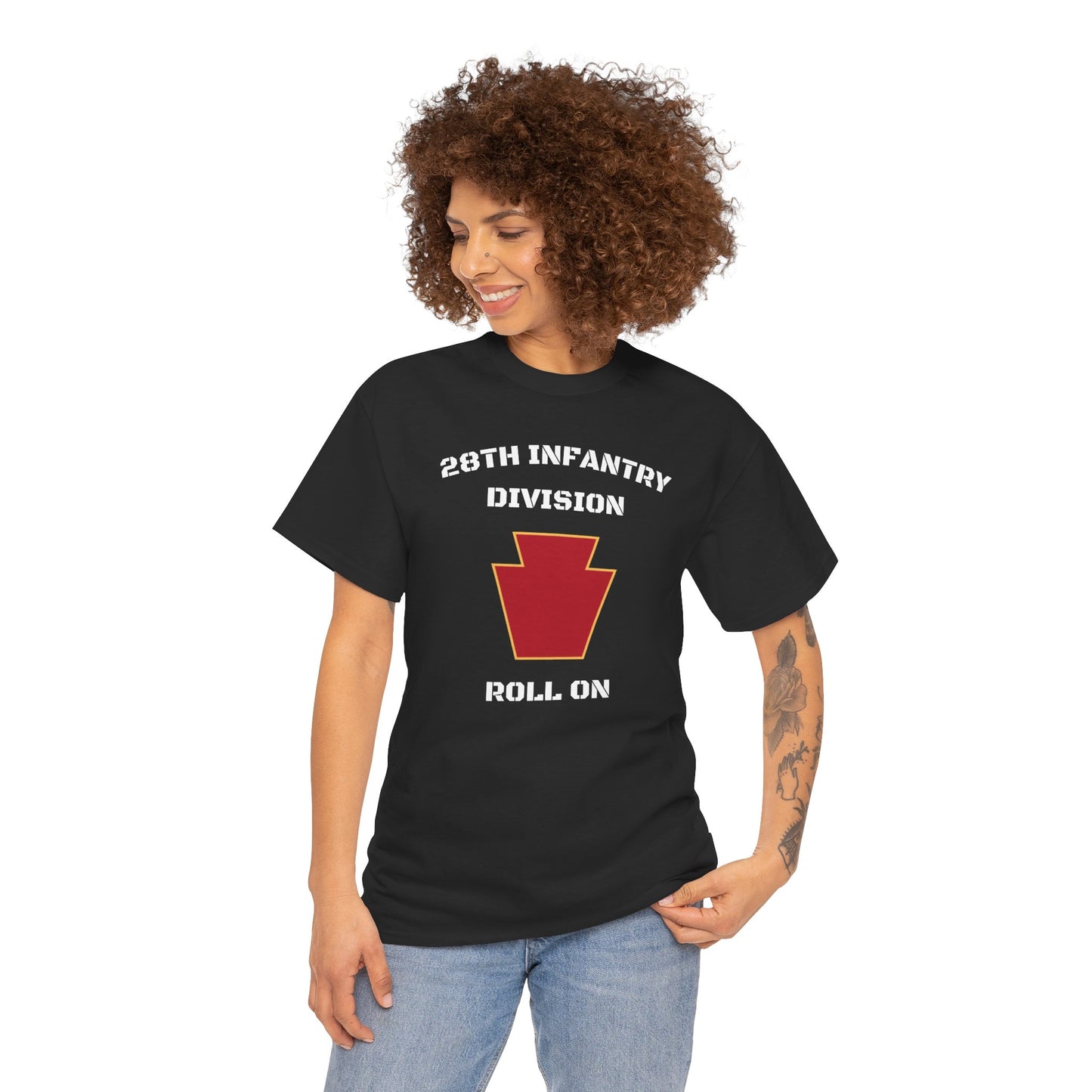 28th ID Keystone Roll On Unisex Cotton T-Shirt