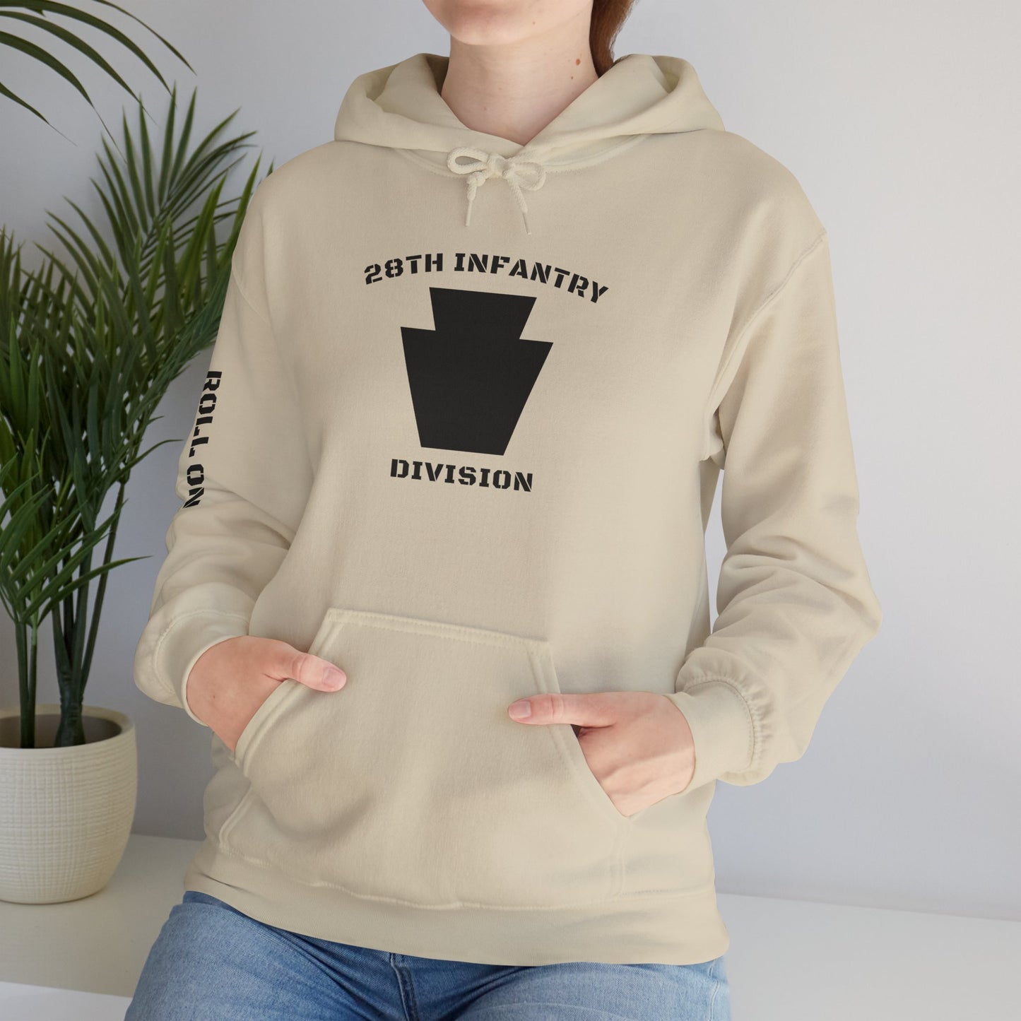 Black Keystone "Roll On" Heavy Blend™ Hooded Sweatshirt