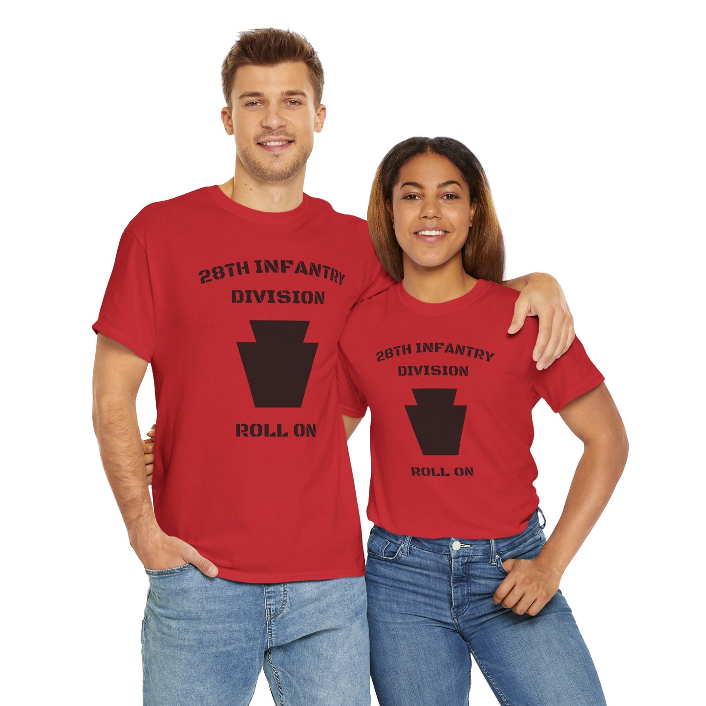 28th ID Keystone Roll On Unisex Cotton T-Shirt