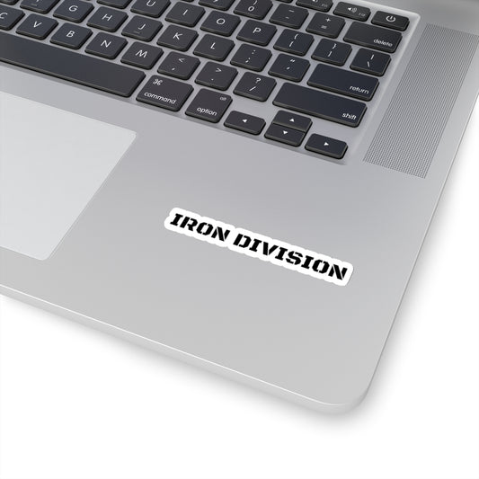 "IRON DIVISION" Kiss-Cut Stickers